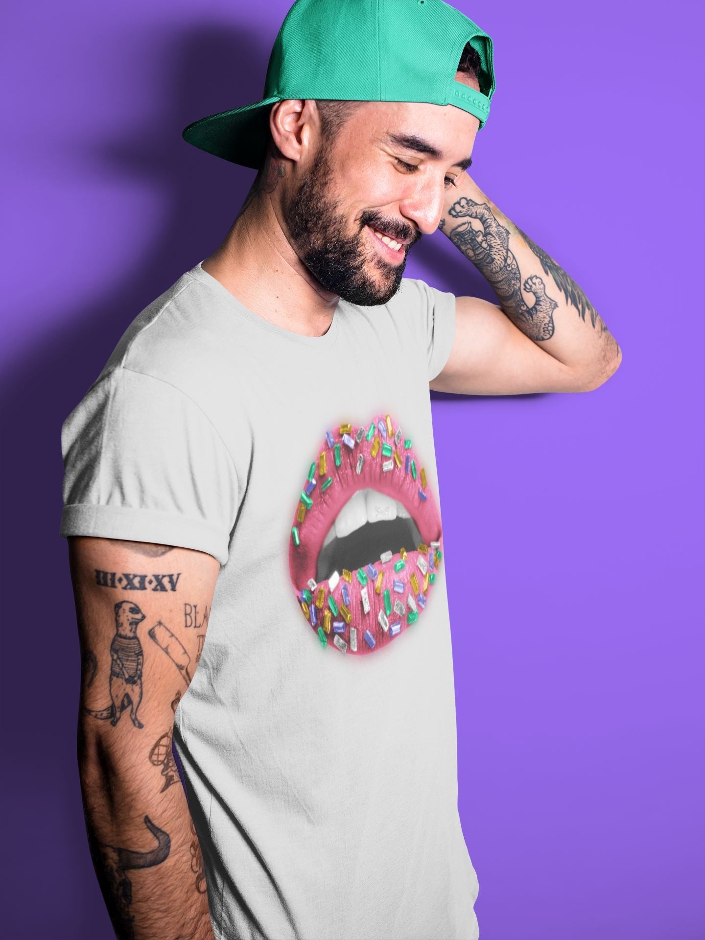 Lips Jewel Unisex Tops - Air Jordan 6 Hare