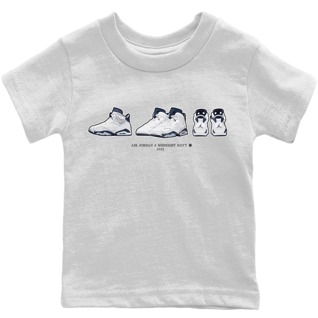 snkmatch Prelude Kids Tops - Air Jordan 6 Midnight Navy