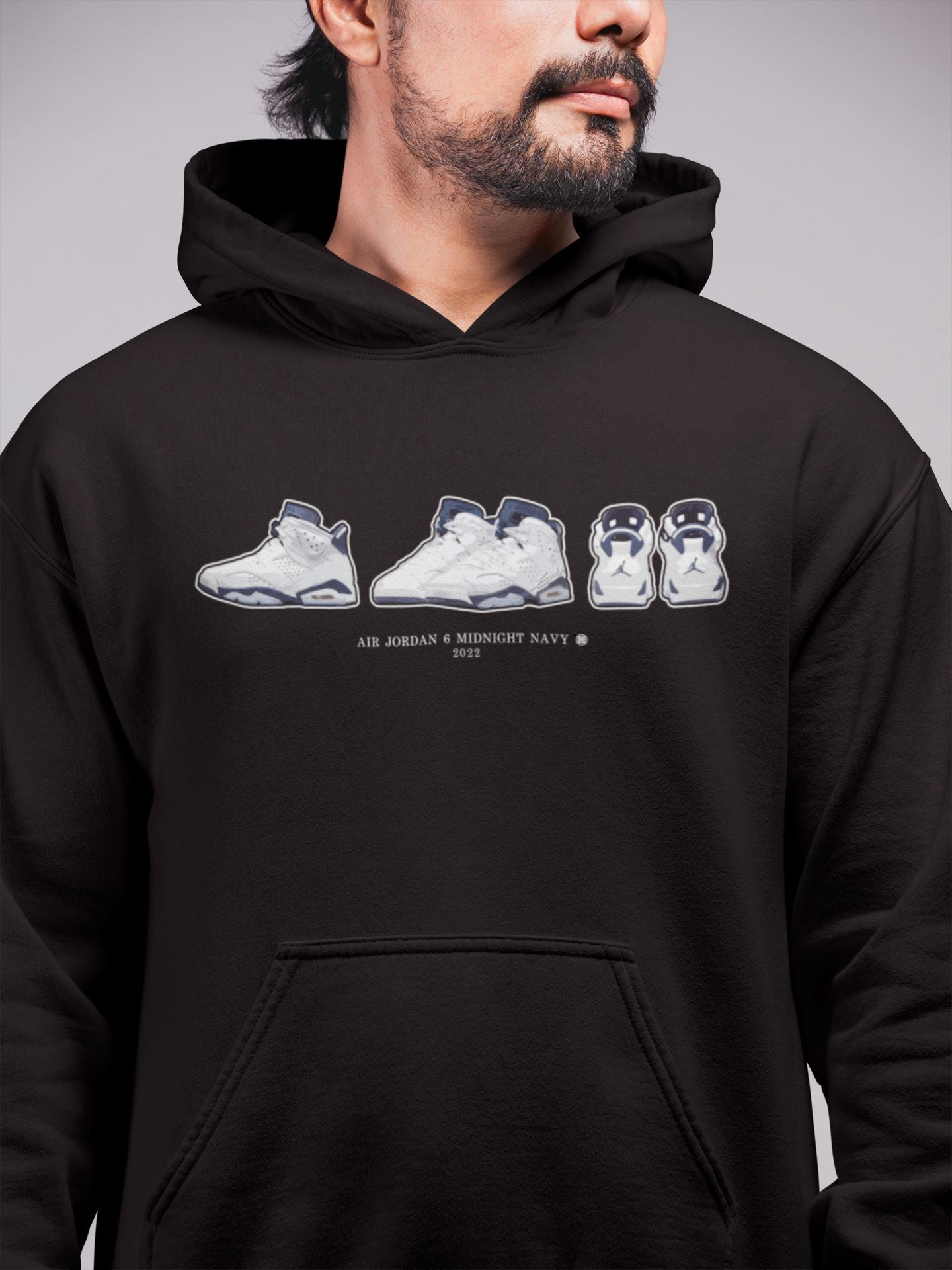 snkmatch Prelude Unisex Tops - Air Jordan 6 Midnight Navy
