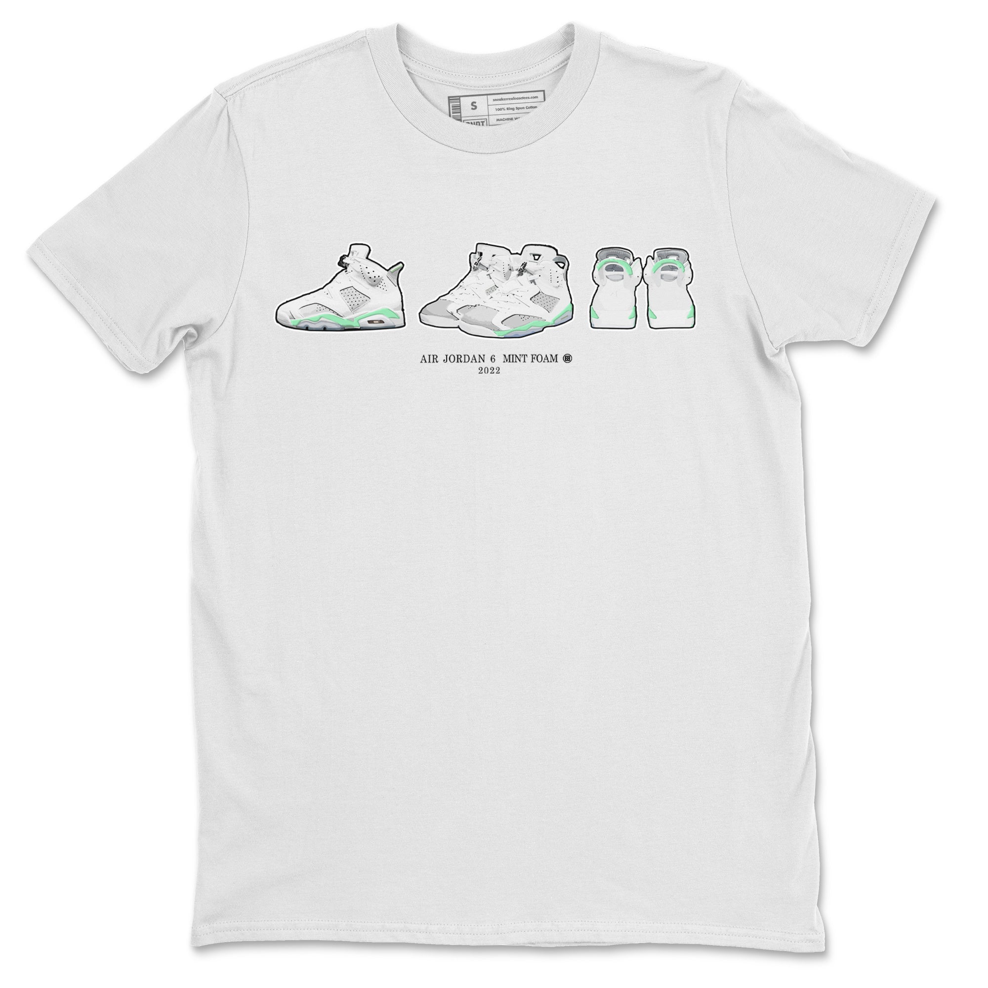 snkmatch Prelude Unisex Tops - Air Jordan 6 Mint Foam