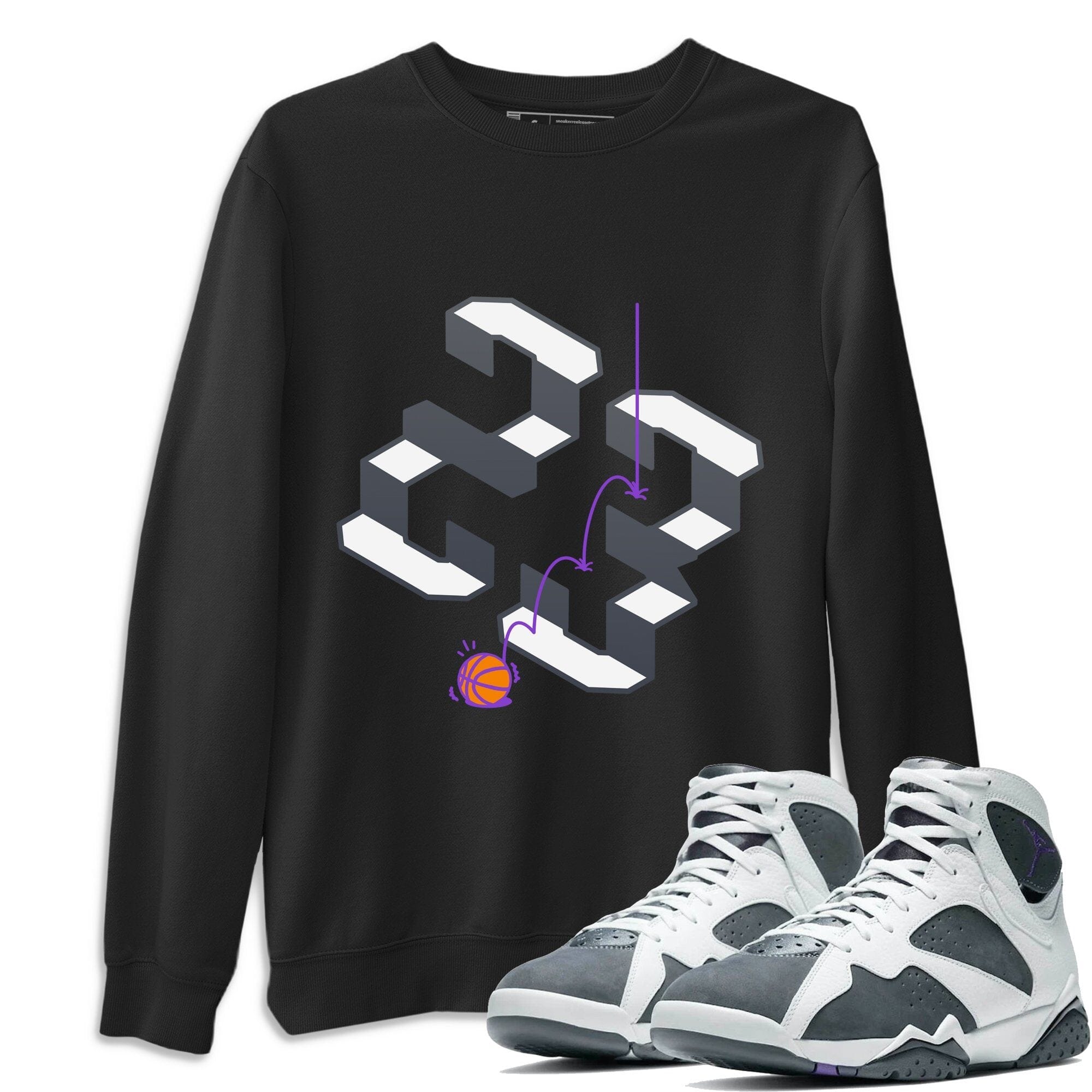 Steps Unisex Tops - Air Jordan 7 Flint