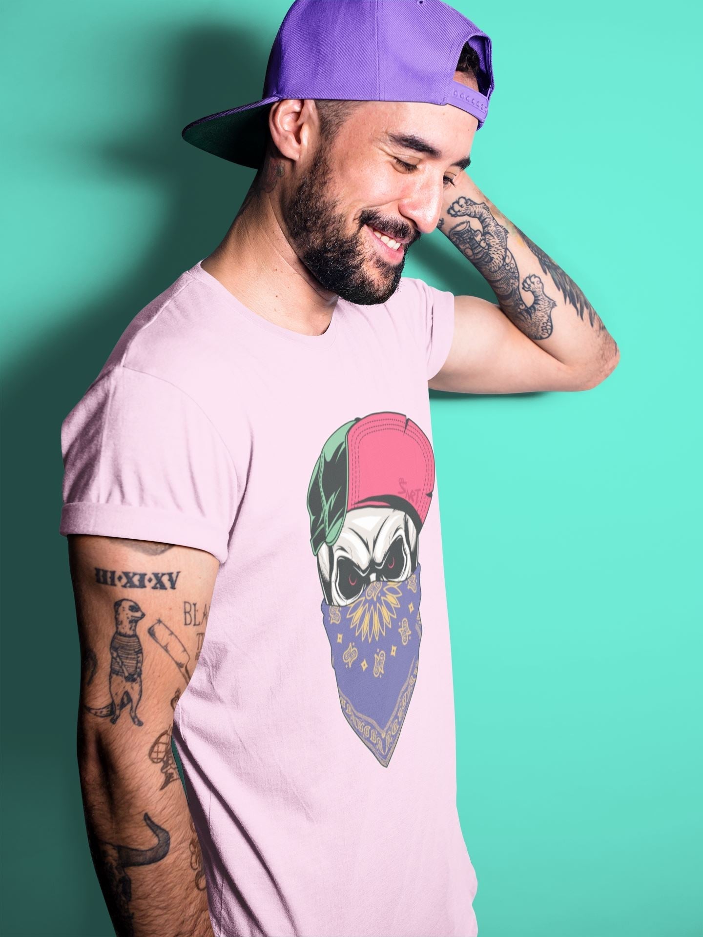 Skull Hat Mask Unisex Tops - Air Jordan 7 Hare