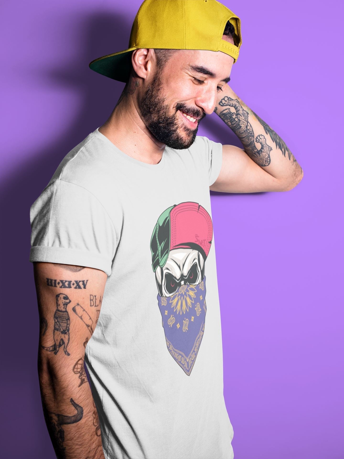 Skull Hat Mask Unisex Tops - Air Jordan 6 Hare