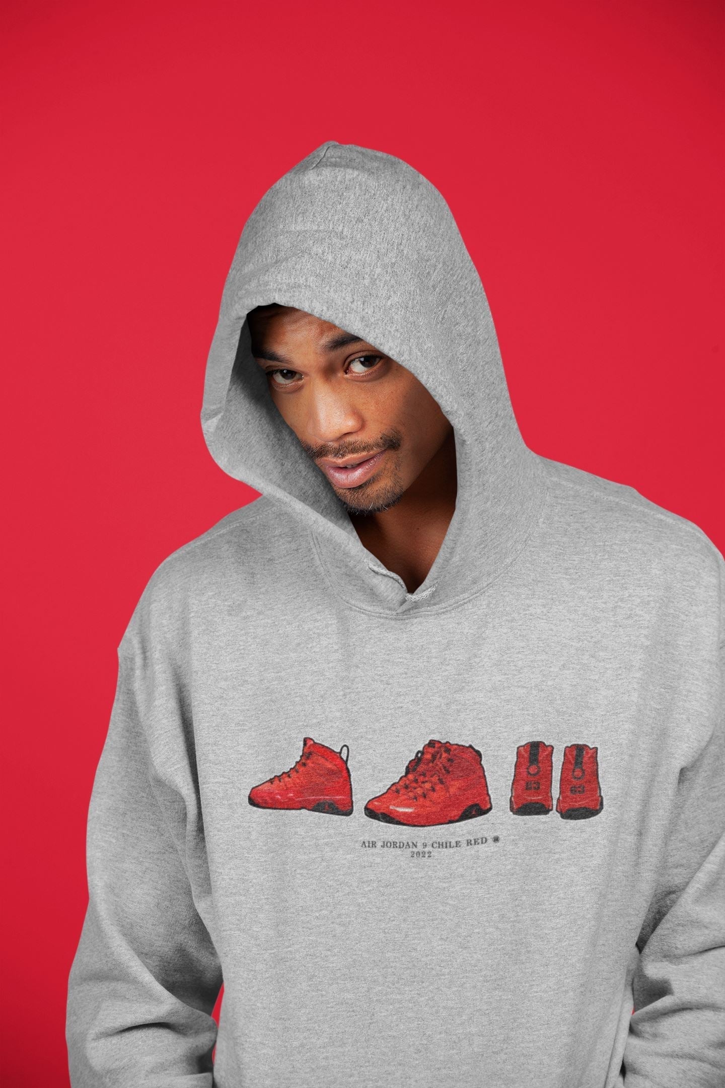 snkmatch Prelude Unisex Tops - Air Jordan 9 Chile Red