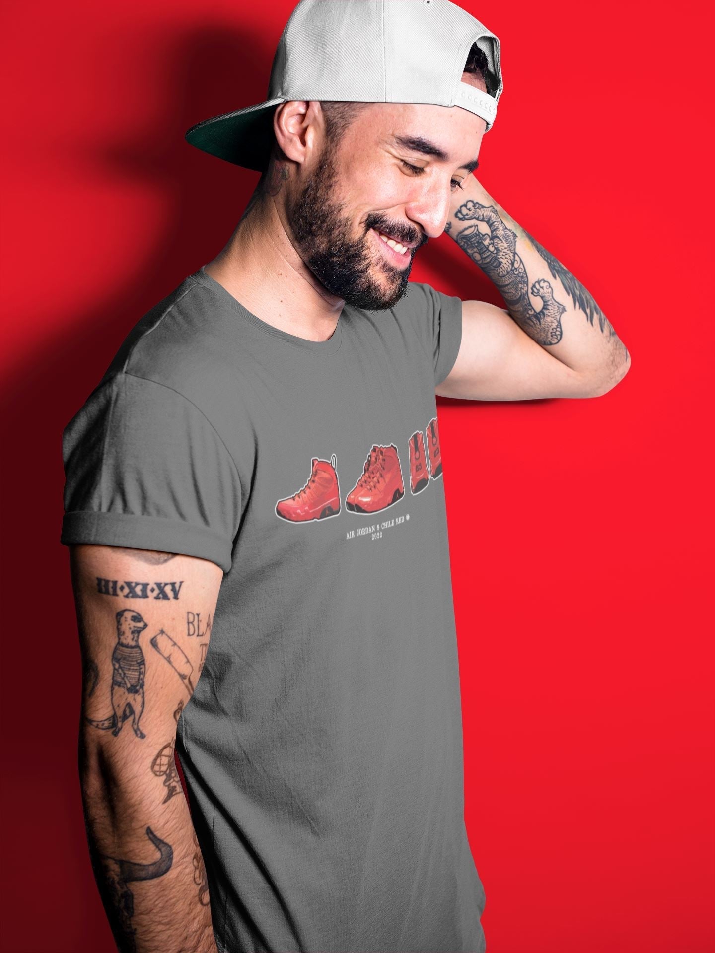 snkmatch Prelude Unisex Tops - Air Jordan 9 Chile Red