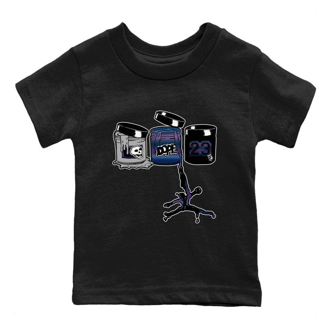 Jordan Paint snkmatch Tees Kids - Air Foamposite One Galaxy