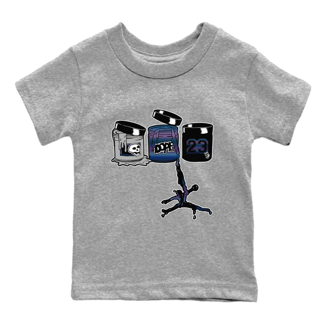 Jordan Paint snkmatch Tees Kids - Air Foamposite One Galaxy