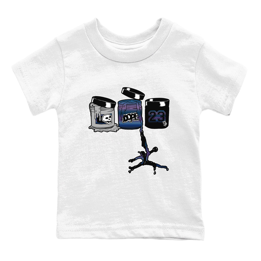 Jordan Paint snkmatch Tees Kids - Air Foamposite One Galaxy