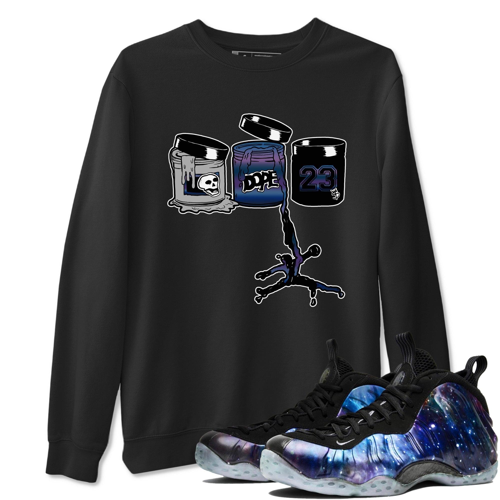 Jordan Paint snkmatch Tees - Air Foamposite One Galaxy