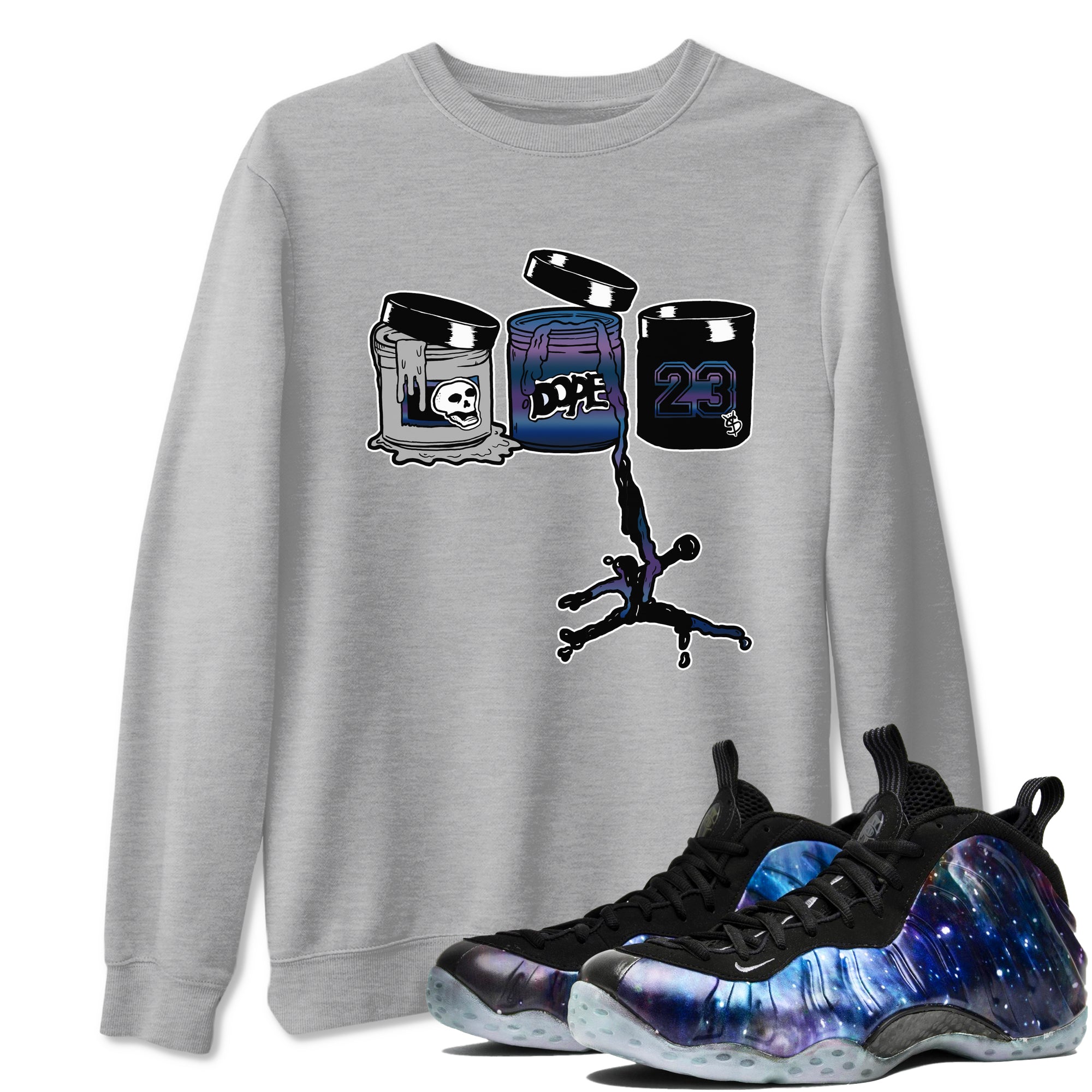 Jordan Paint snkmatch Tees - Air Foamposite One Galaxy