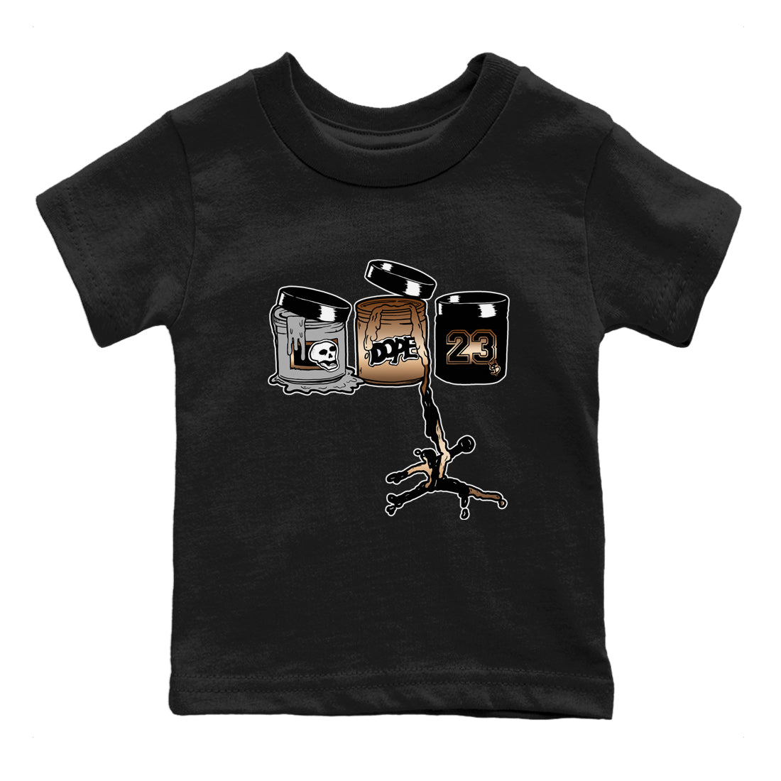 Jordan Paint snkmatch Tees Kids - Air Foamposite One Metallic Copper
