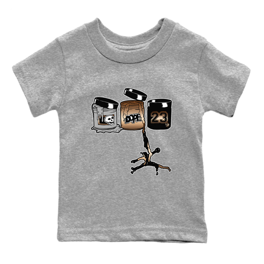 Jordan Paint snkmatch Tees Kids - Air Foamposite One Metallic Copper