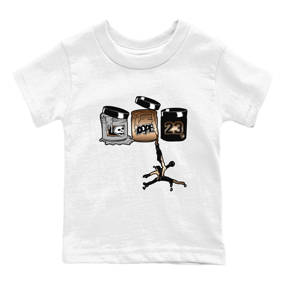 Jordan Paint snkmatch Tees Kids - Air Foamposite One Metallic Copper