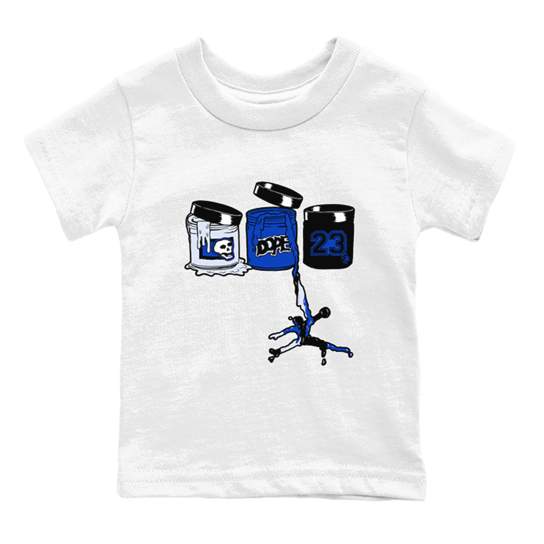 Jordan Paint snkmatch Tees Kids - Air Foamposite One Royal
