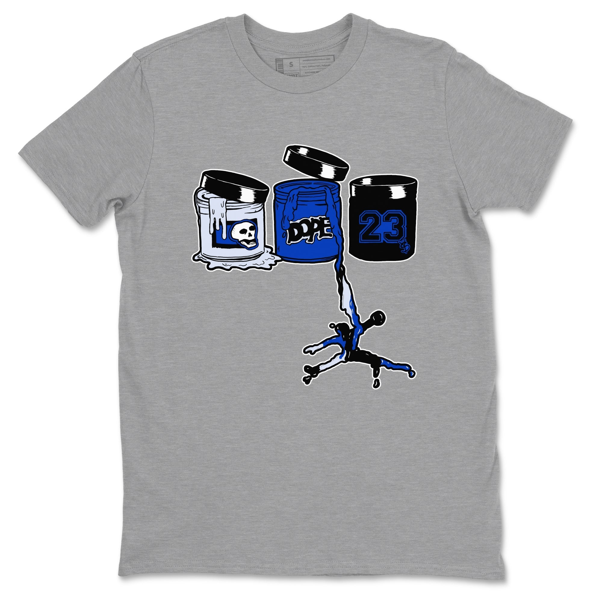 Jordan Paint snkmatch Tees - Air Foamposite One Royal