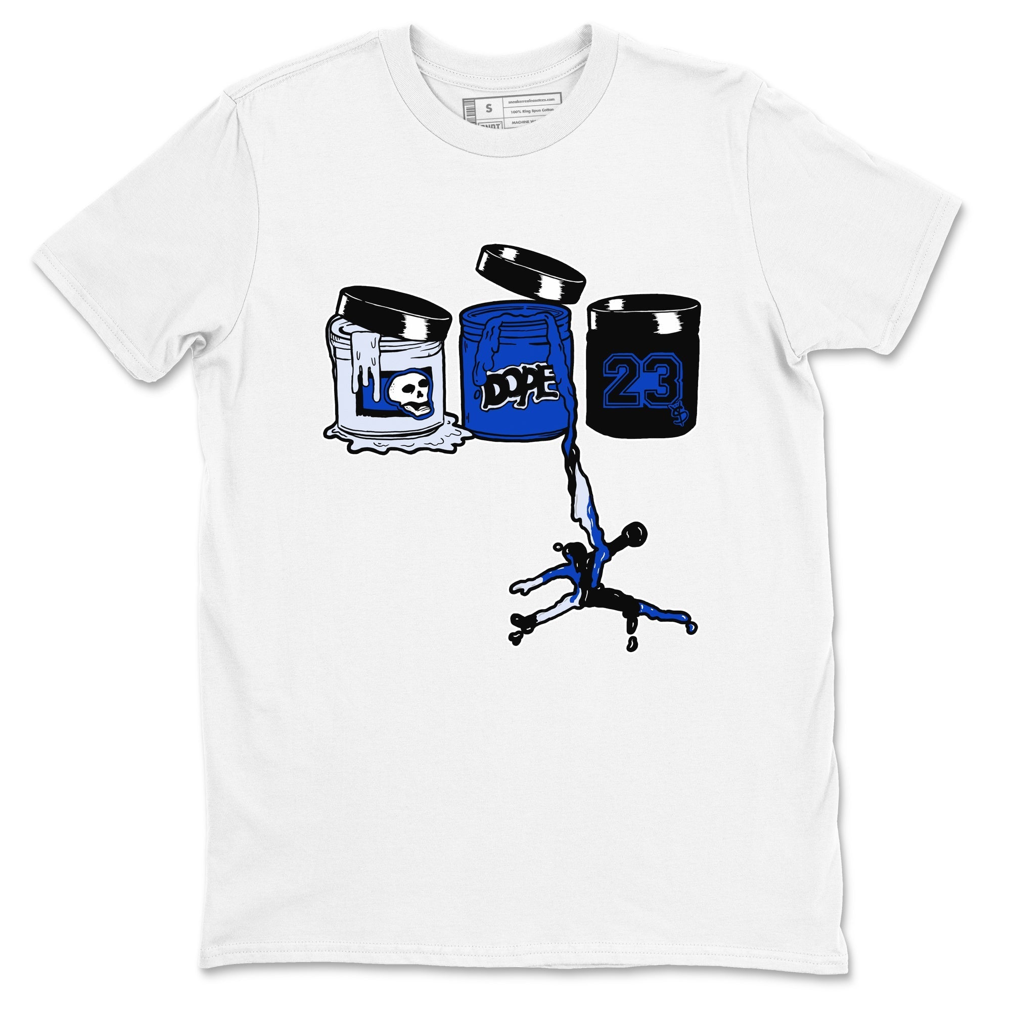 Jordan Paint snkmatch Tees - Air Foamposite One Royal