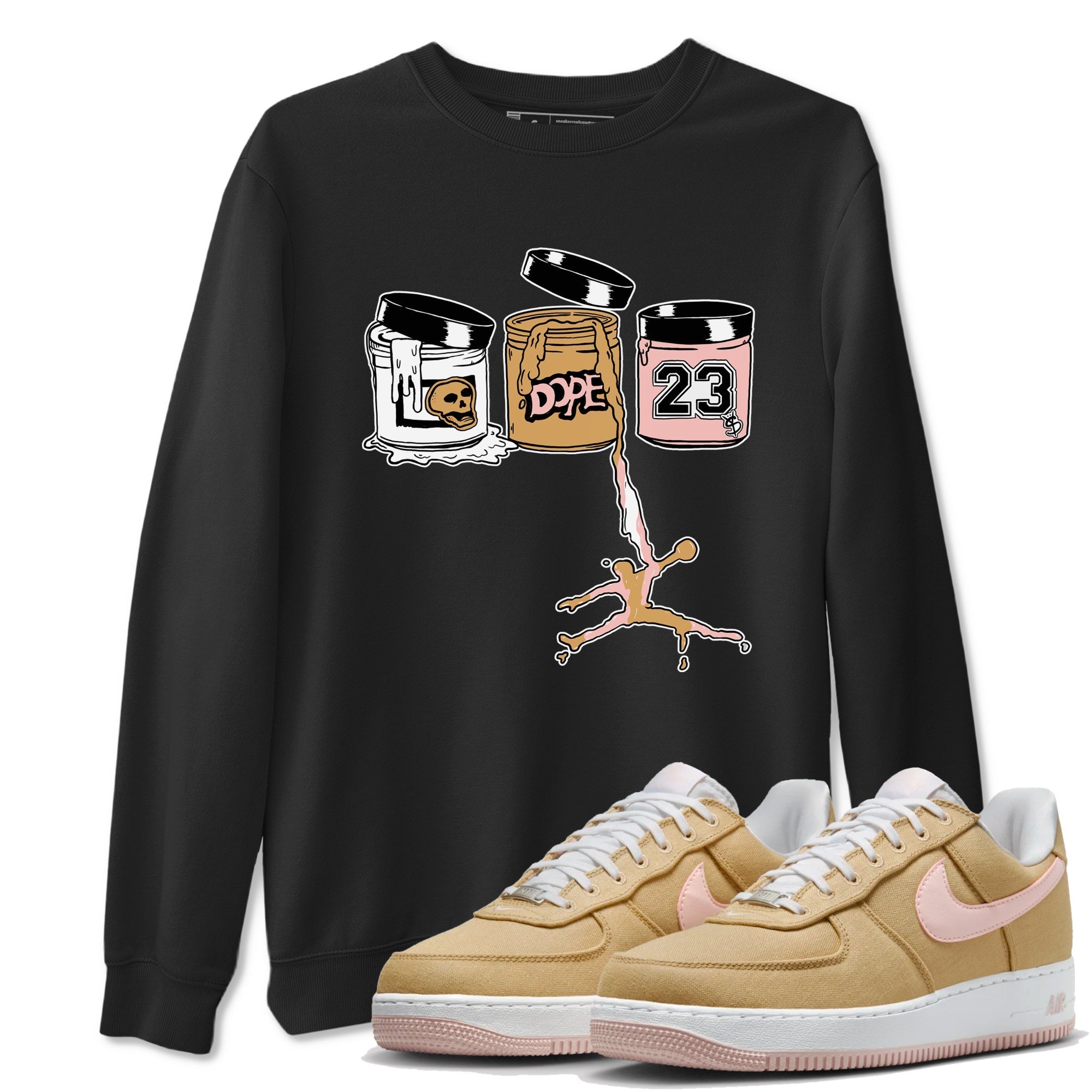 Jordan Paint snkmatch Tees - Air Force 1 Linen