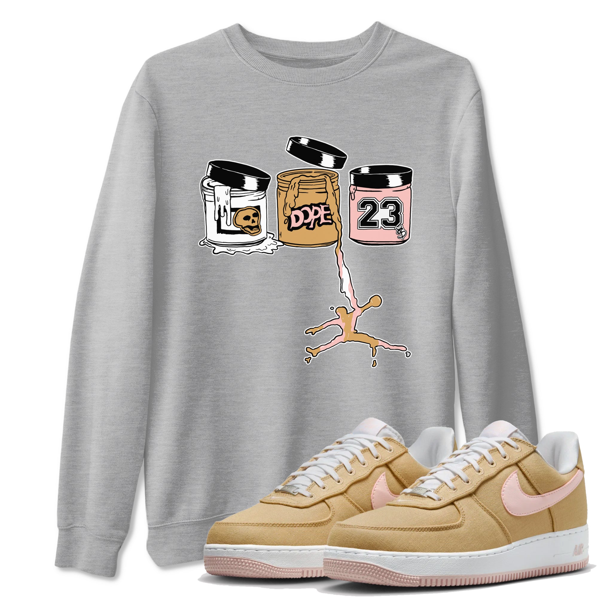 Jordan Paint snkmatch Tees - Air Force 1 Linen