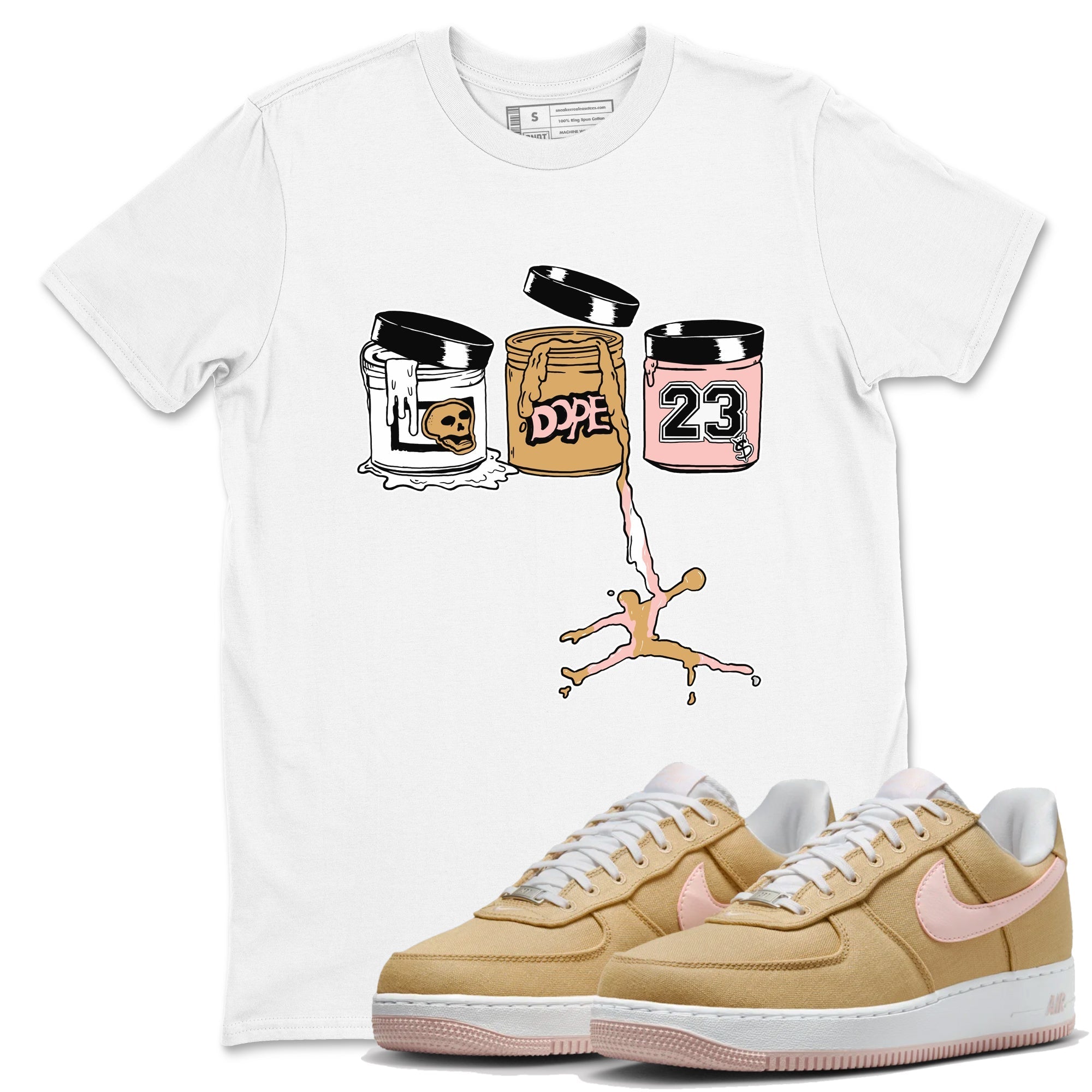 Jordan Paint snkmatch Tees - Air Force 1 Linen