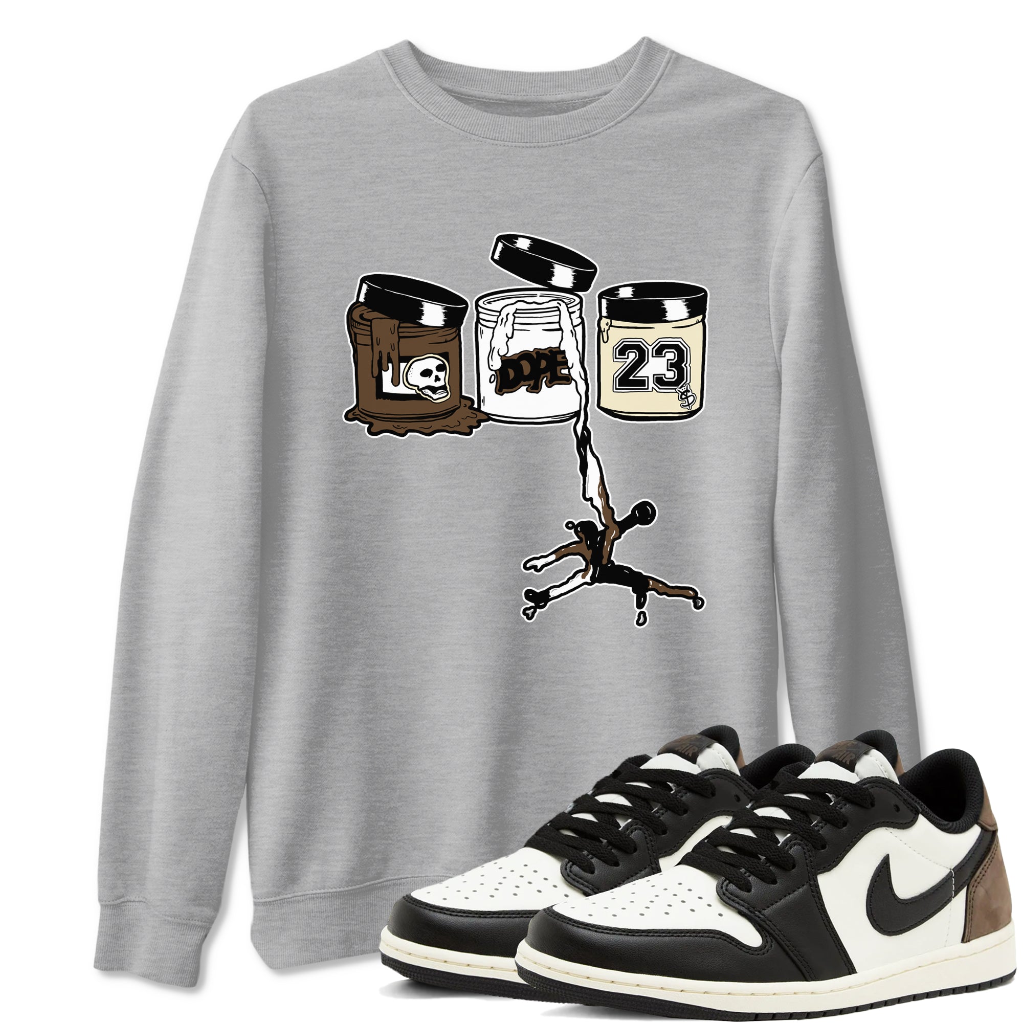Jordan Paint snkmatch Tees - Air Jordan 1 Mocha
