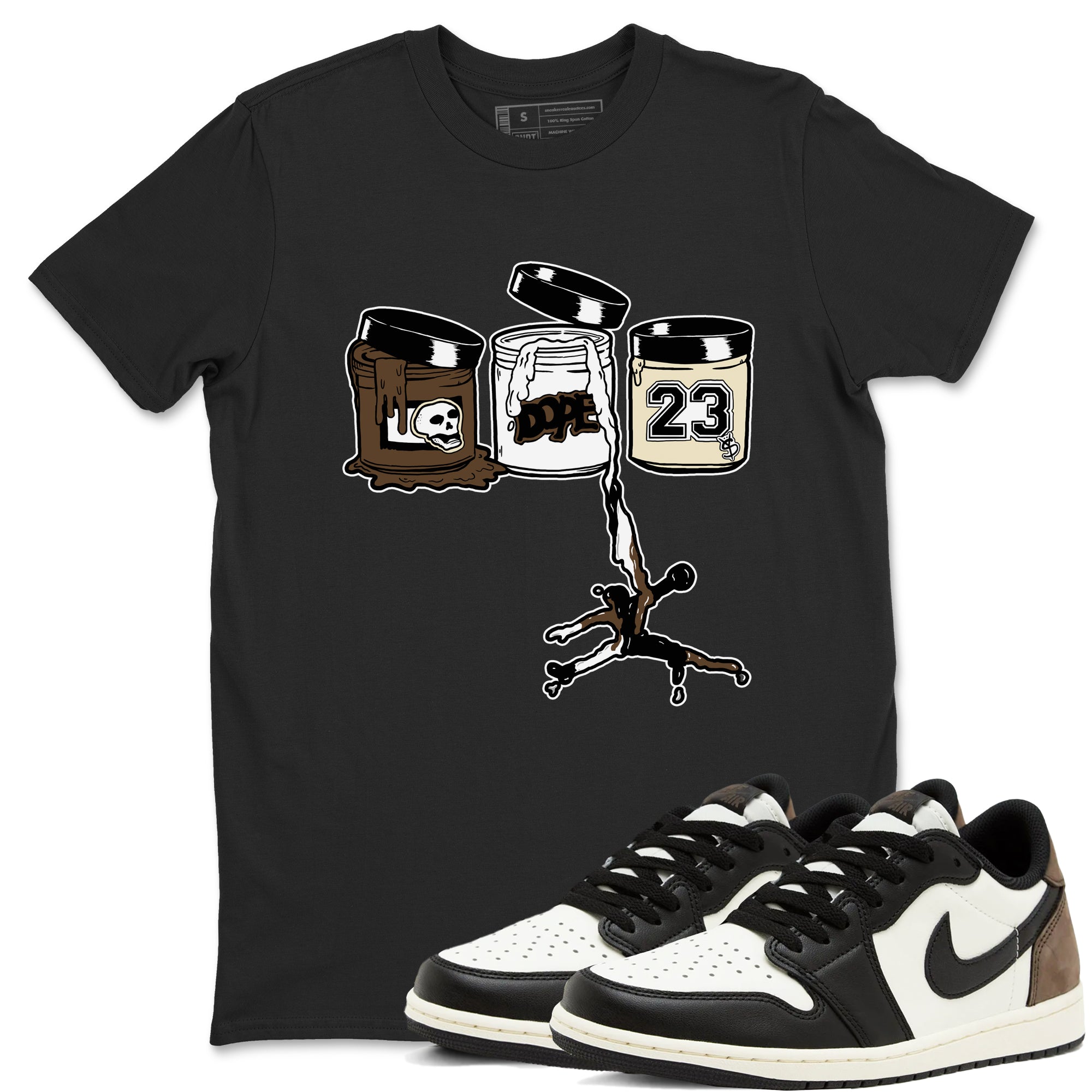 Jordan Paint snkmatch Tees - Air Jordan 1 Mocha