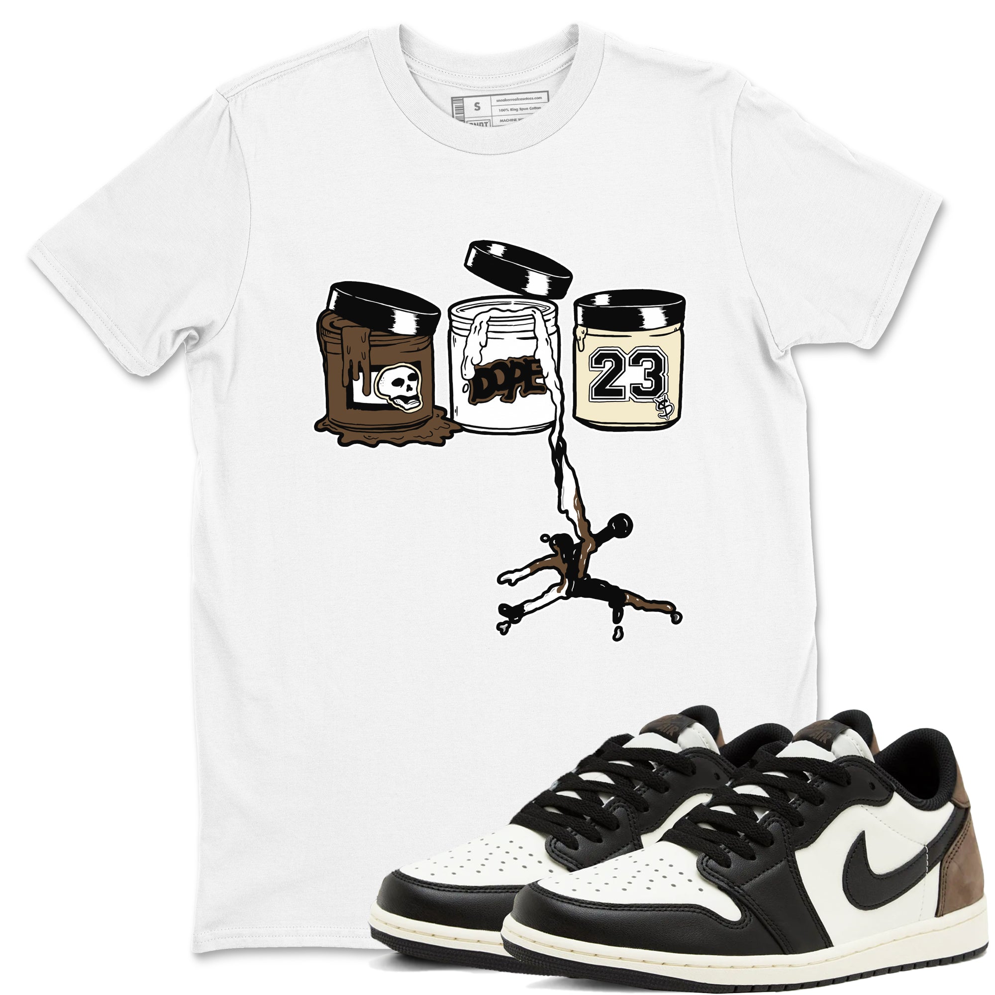 Jordan Paint snkmatch Tees - Air Jordan 1 Mocha