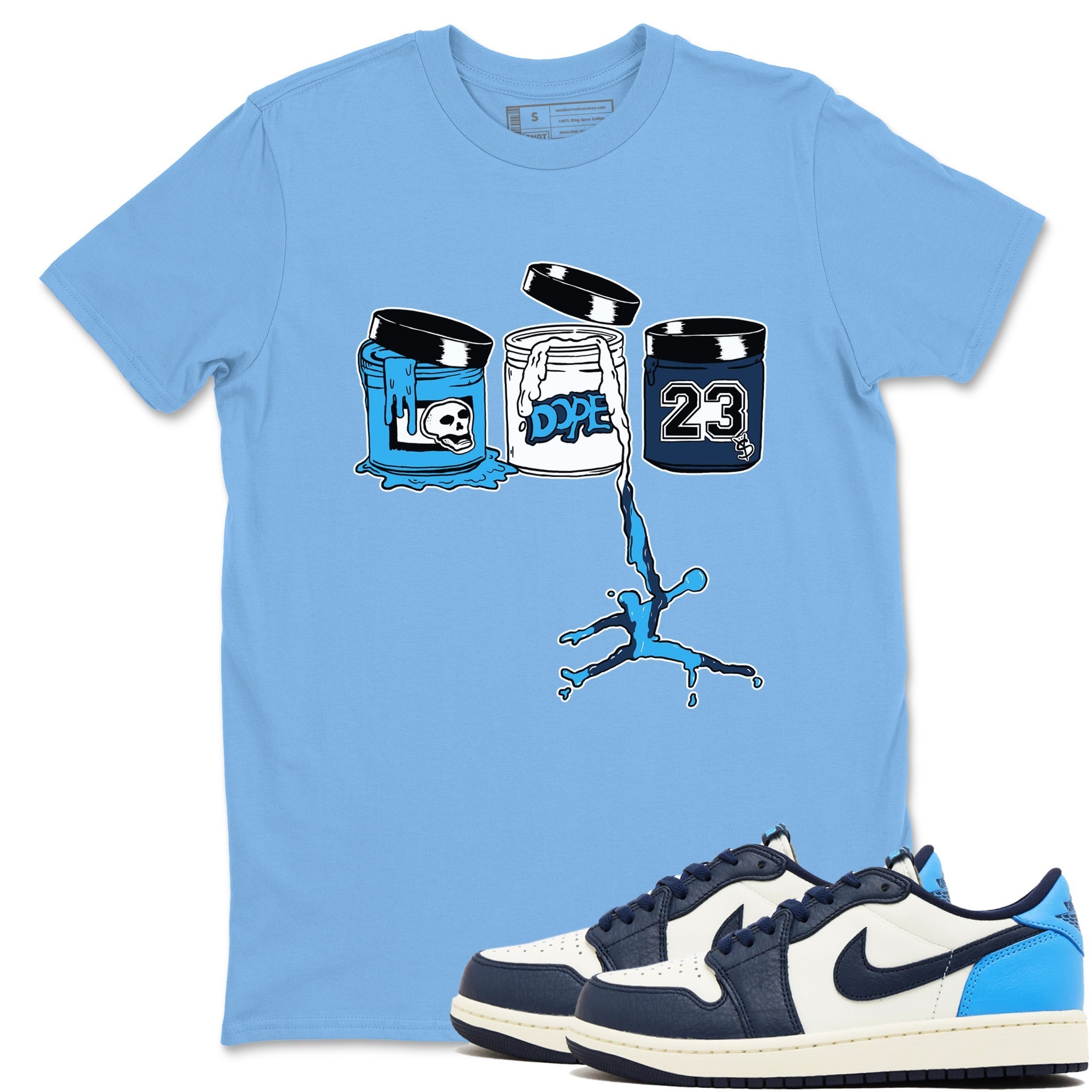 Jordan Paint snkmatch Tees - Air Jordan 1 Obsidian