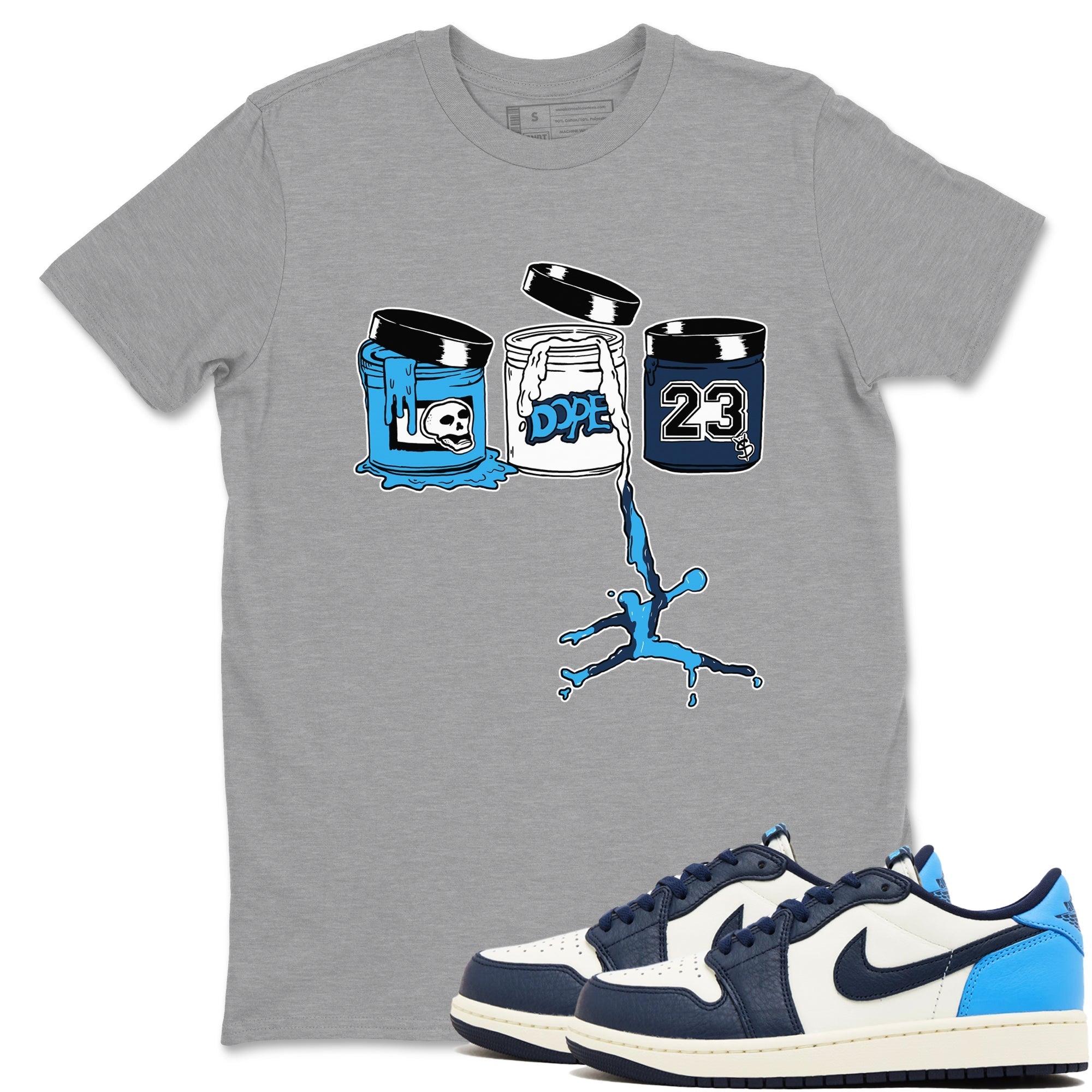 Jordan Paint snkmatch Tees - Air Jordan 1 Obsidian