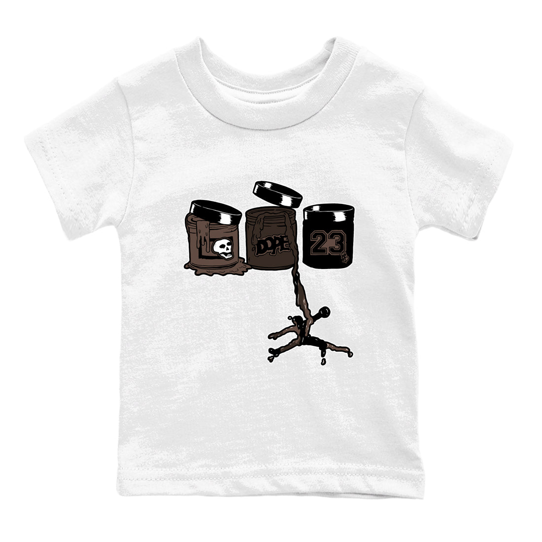 Jordan Paint snkmatch Tees Kids - Air Jordan 1 Travis Scott Velvet Brown