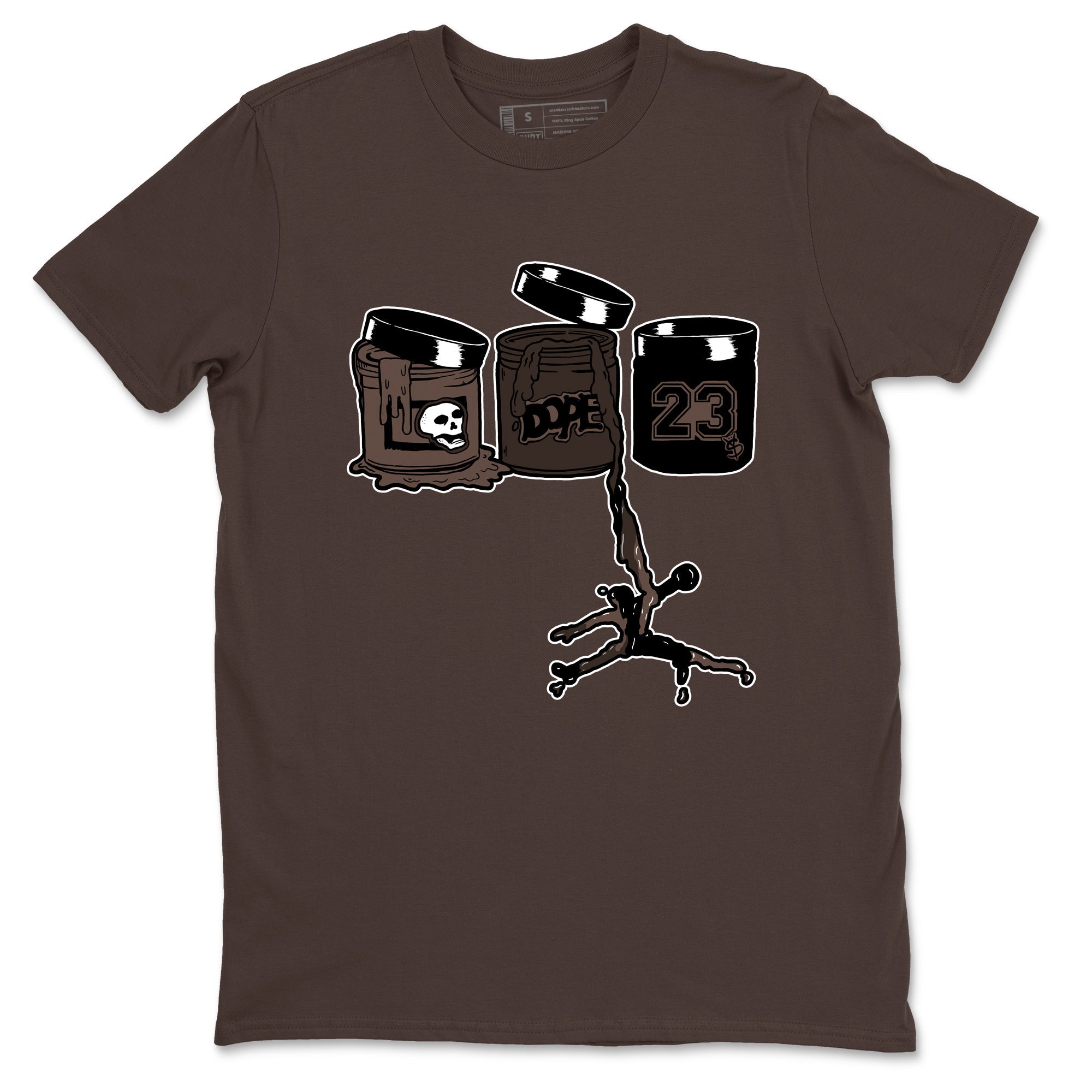 Jordan Paint snkmatch Tees - Air Jordan 1 Travis Scott Velvet Brown