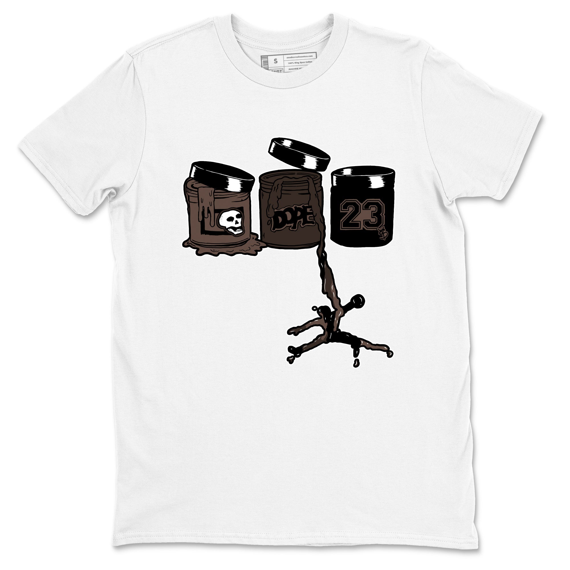 Jordan Paint snkmatch Tees - Air Jordan 1 Travis Scott Velvet Brown
