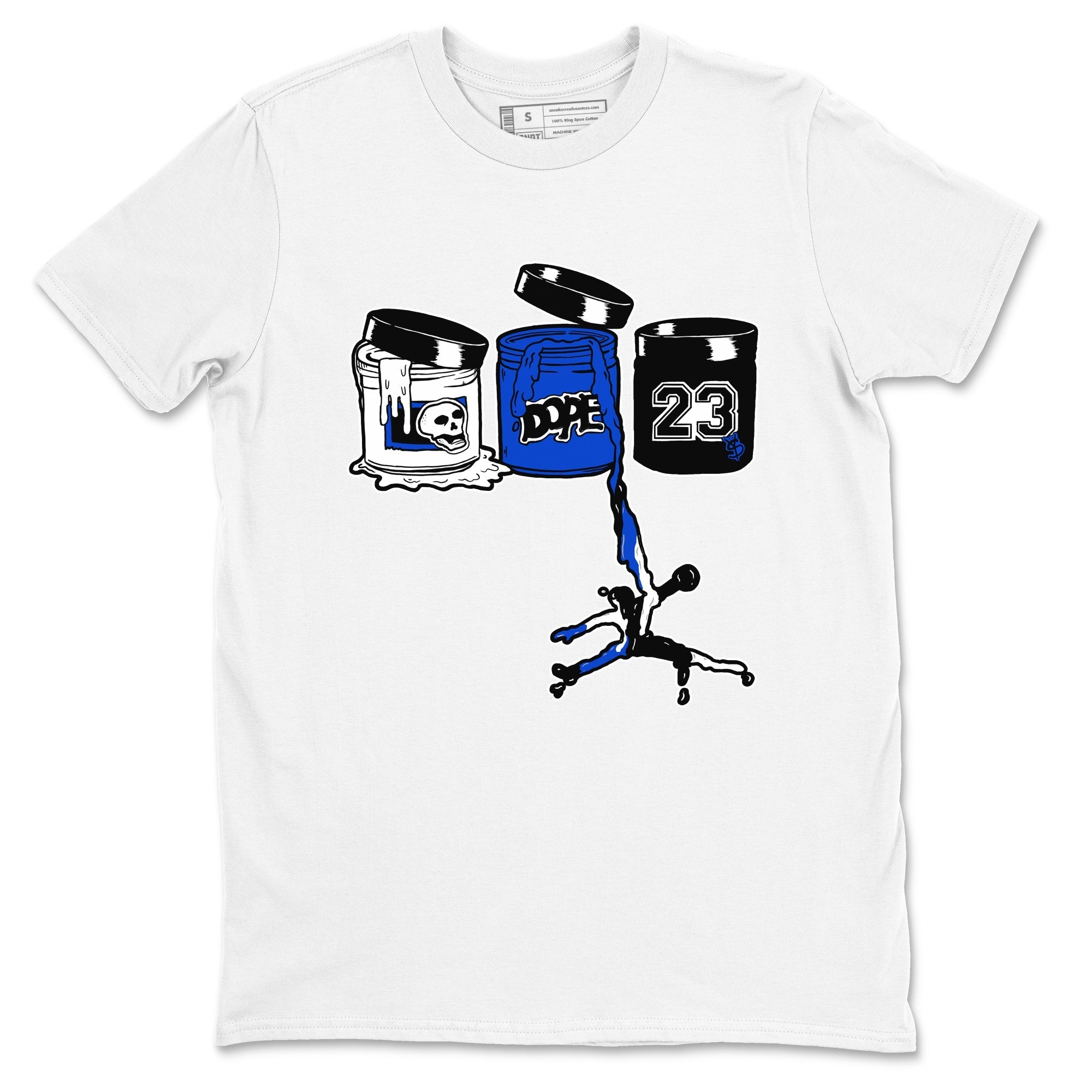 Jordan Paint snkmatch Tees - Air Jordan 12 Blueberry