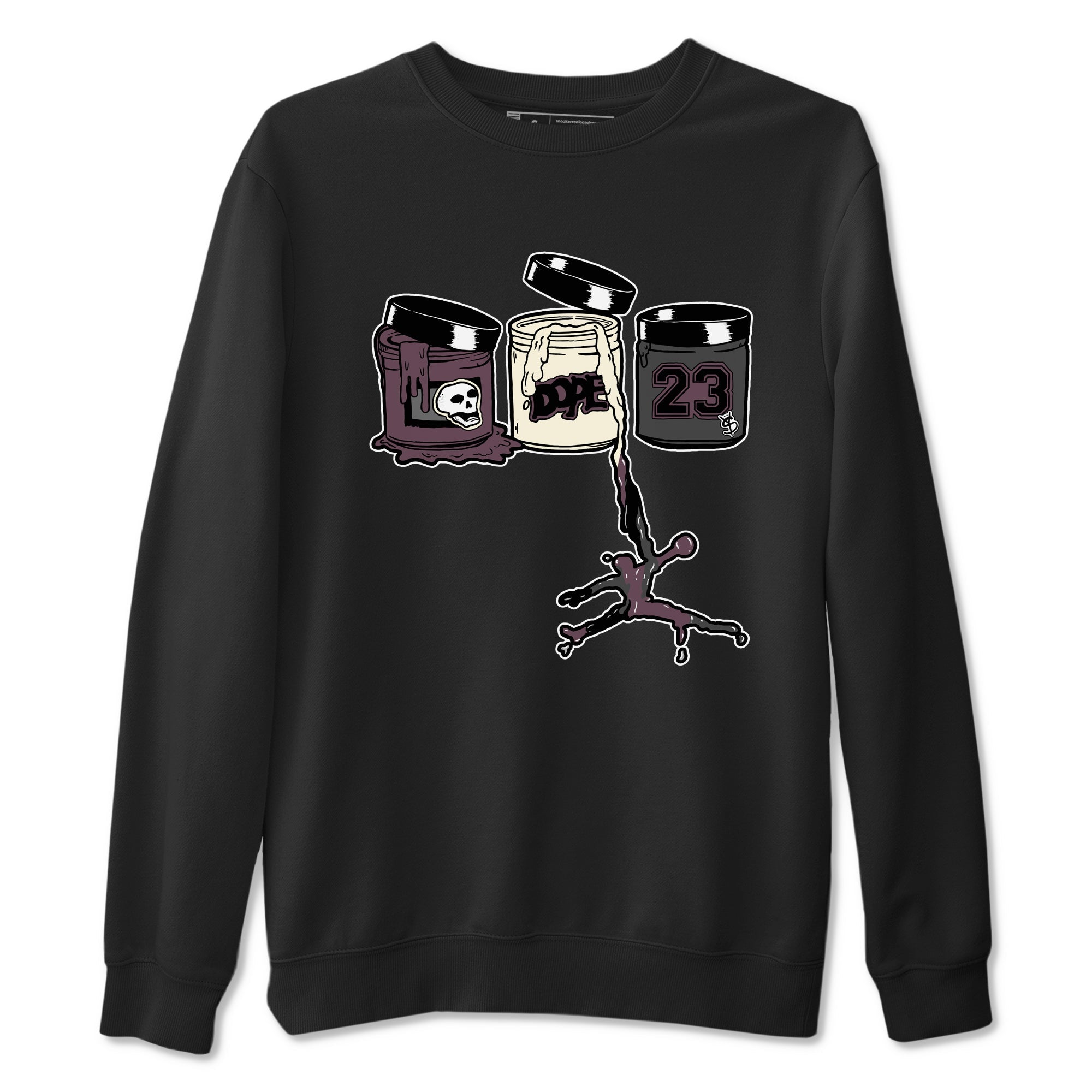 Jordan Paint snkmatch Tees - Air Jordan 3 A Ma Maniere x Black