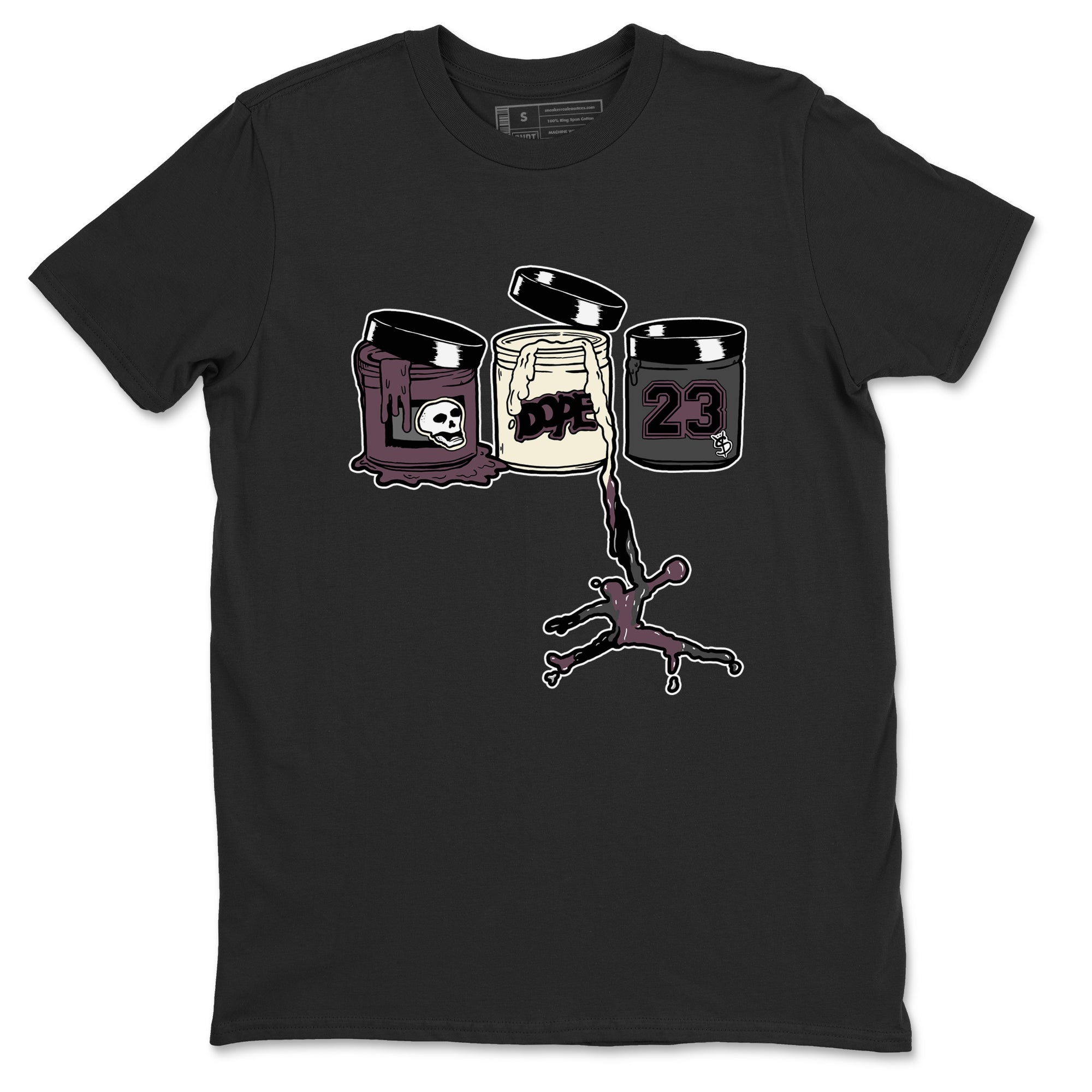Jordan Paint snkmatch Tees - Air Jordan 3 A Ma Maniere x Black