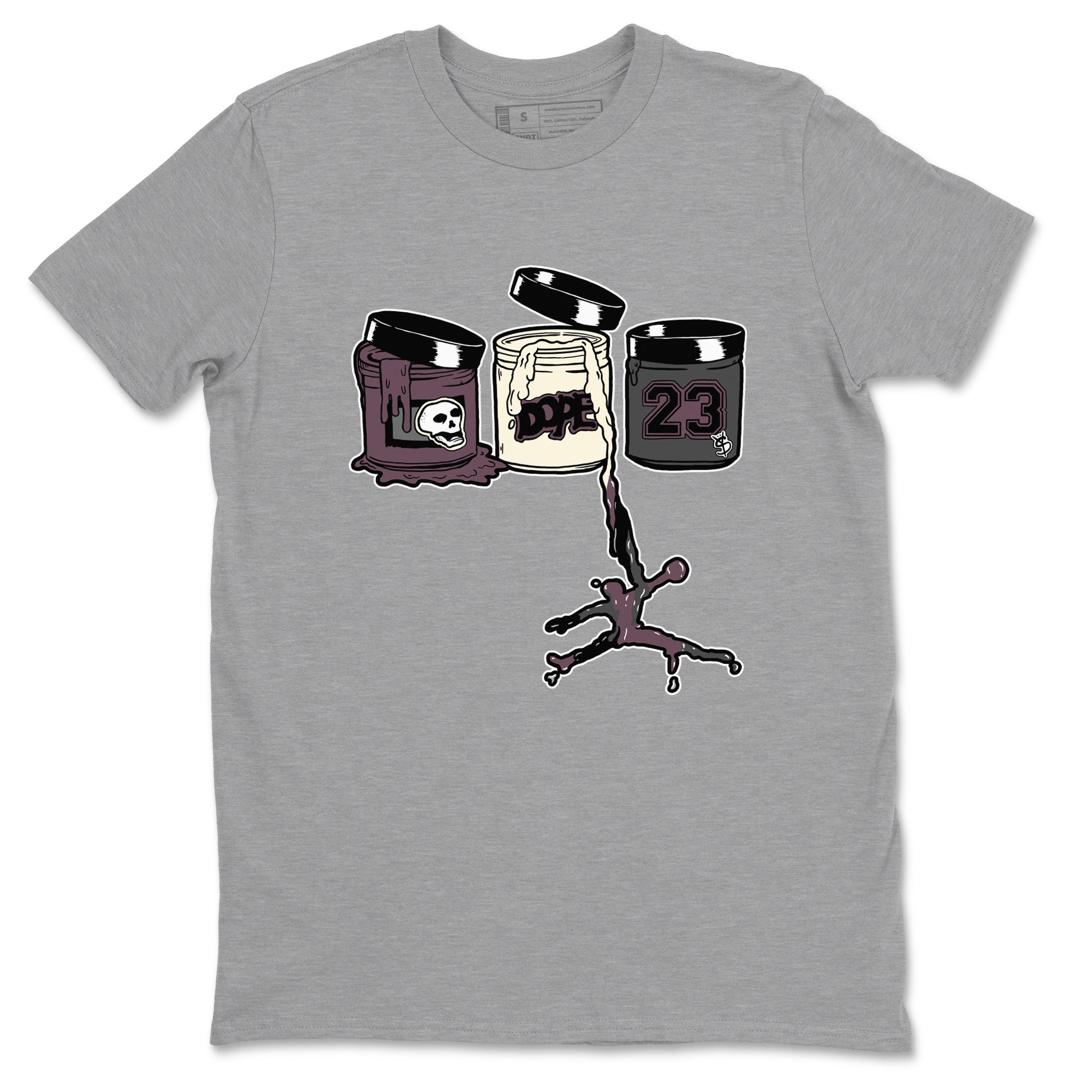 Jordan Paint snkmatch Tees - Air Jordan 3 A Ma Maniere x Black