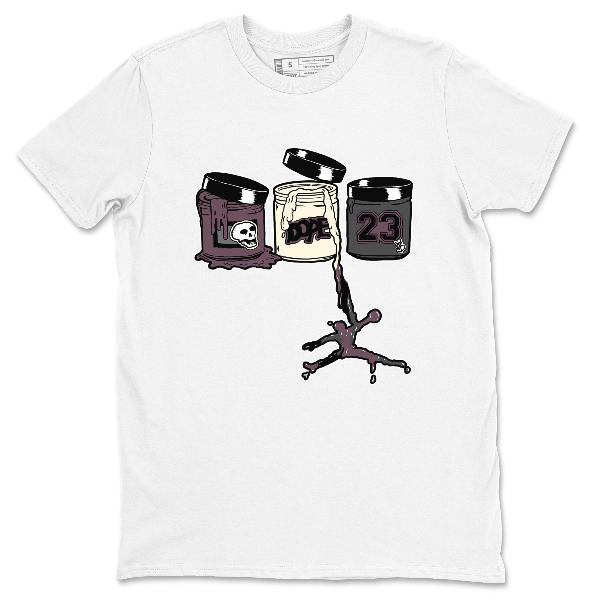 Jordan Paint snkmatch Tees - Air Jordan 3 A Ma Maniere x Black