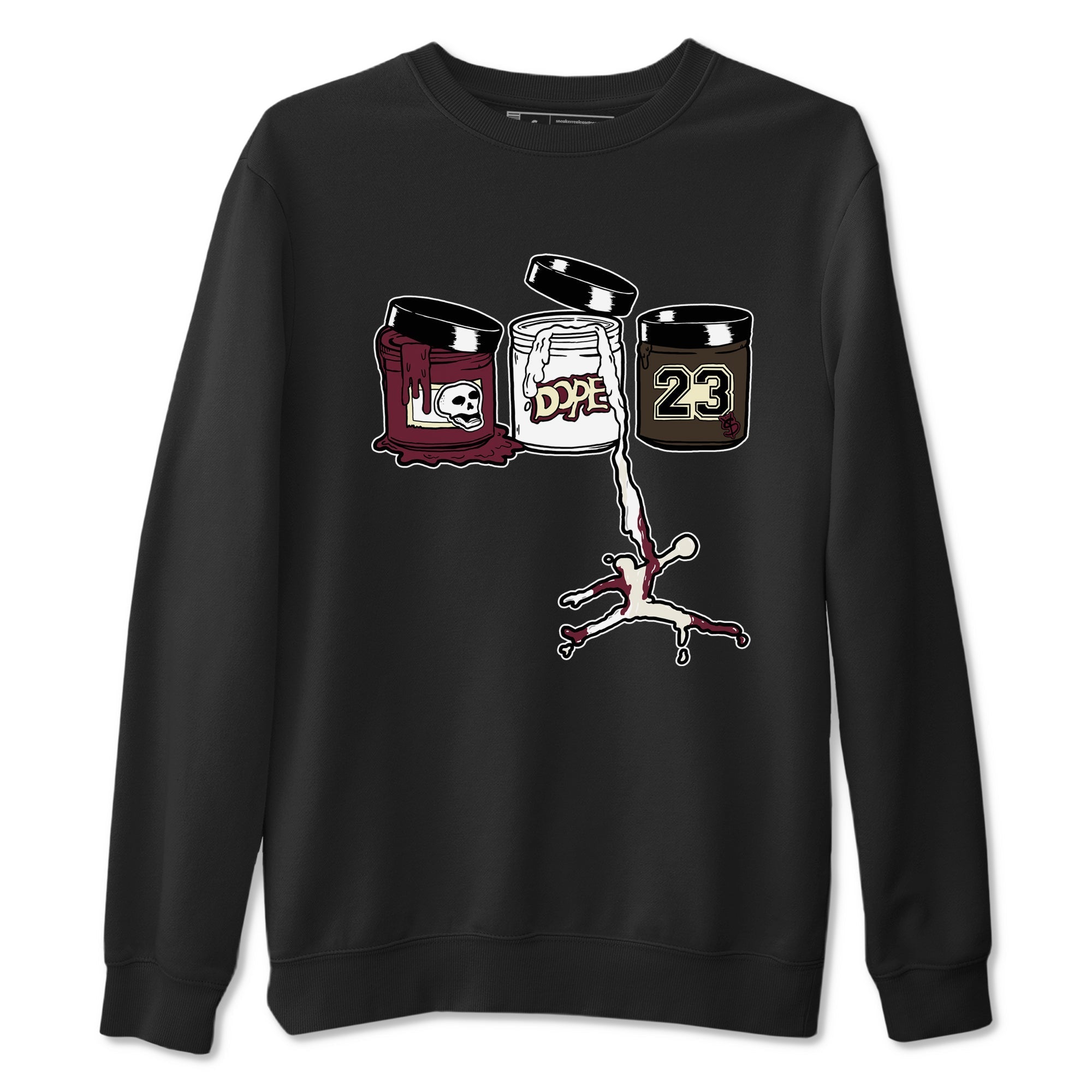 Jordan Paint snkmatch Tees - Air Jordan 3 A Ma Maniere x Burgundy Crush