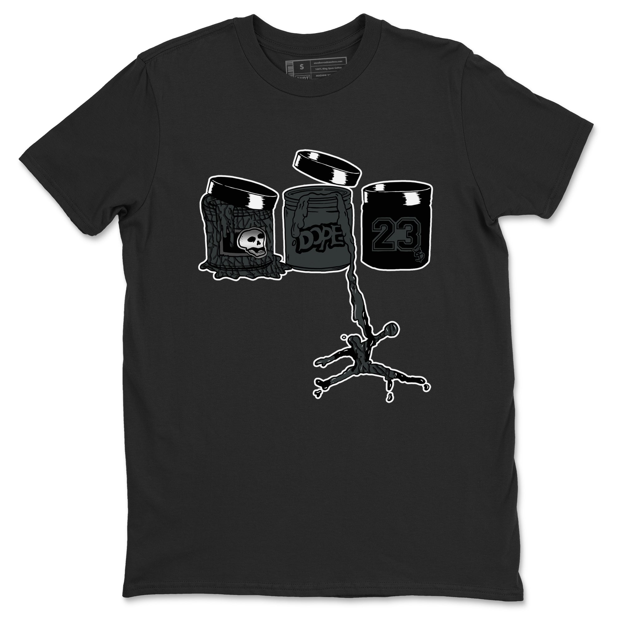 Jordan Paint snkmatch Tees - Air Jordan 3 Black Cat