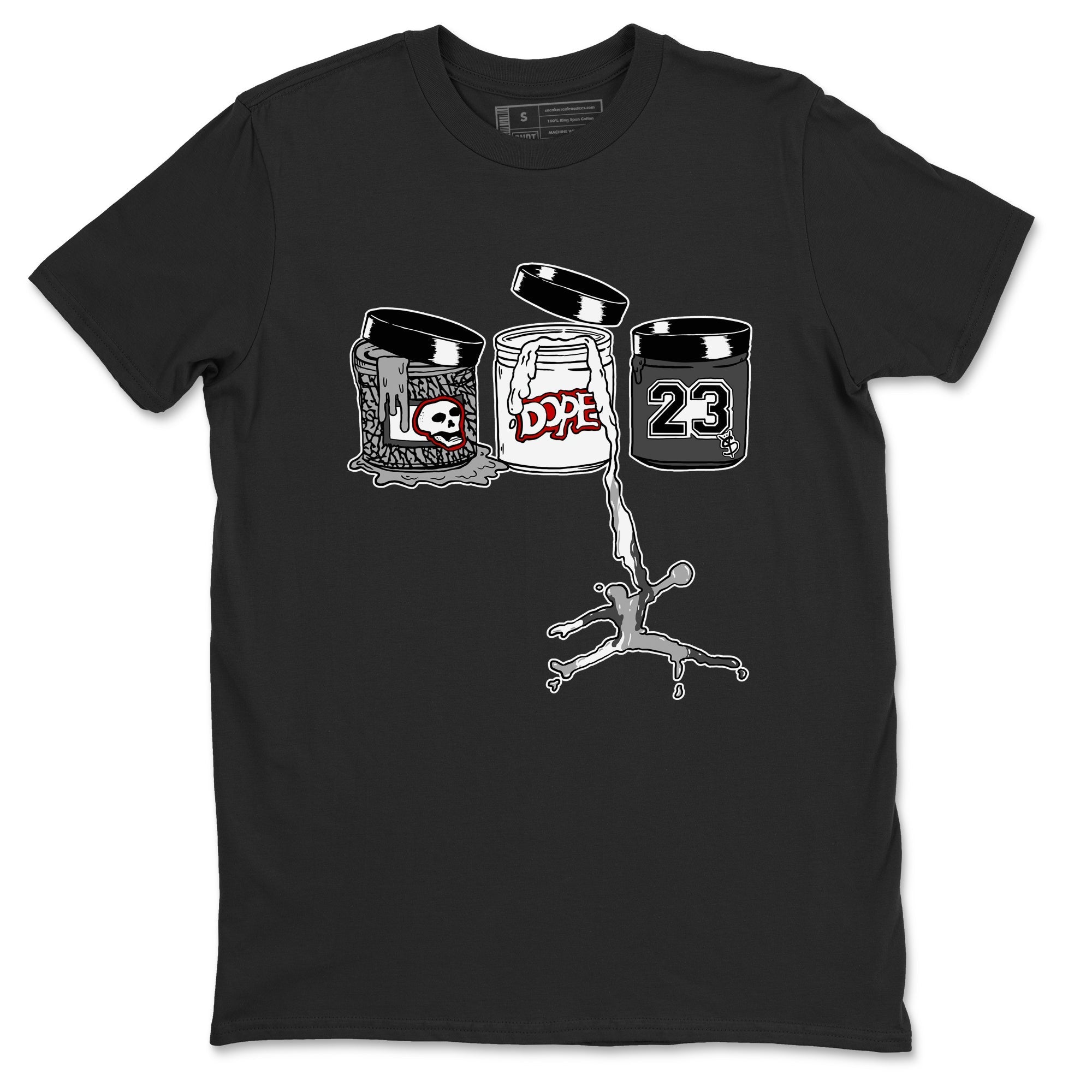 Jordan Paint snkmatch Tees - Air Jordan 3 Cement Grey