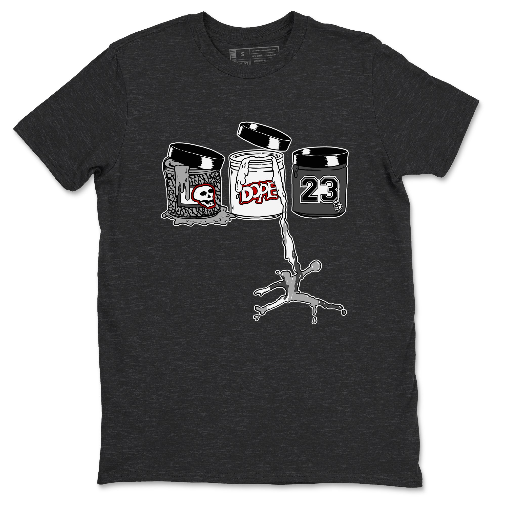 Jordan Paint snkmatch Tees - Air Jordan 3 Cement Grey