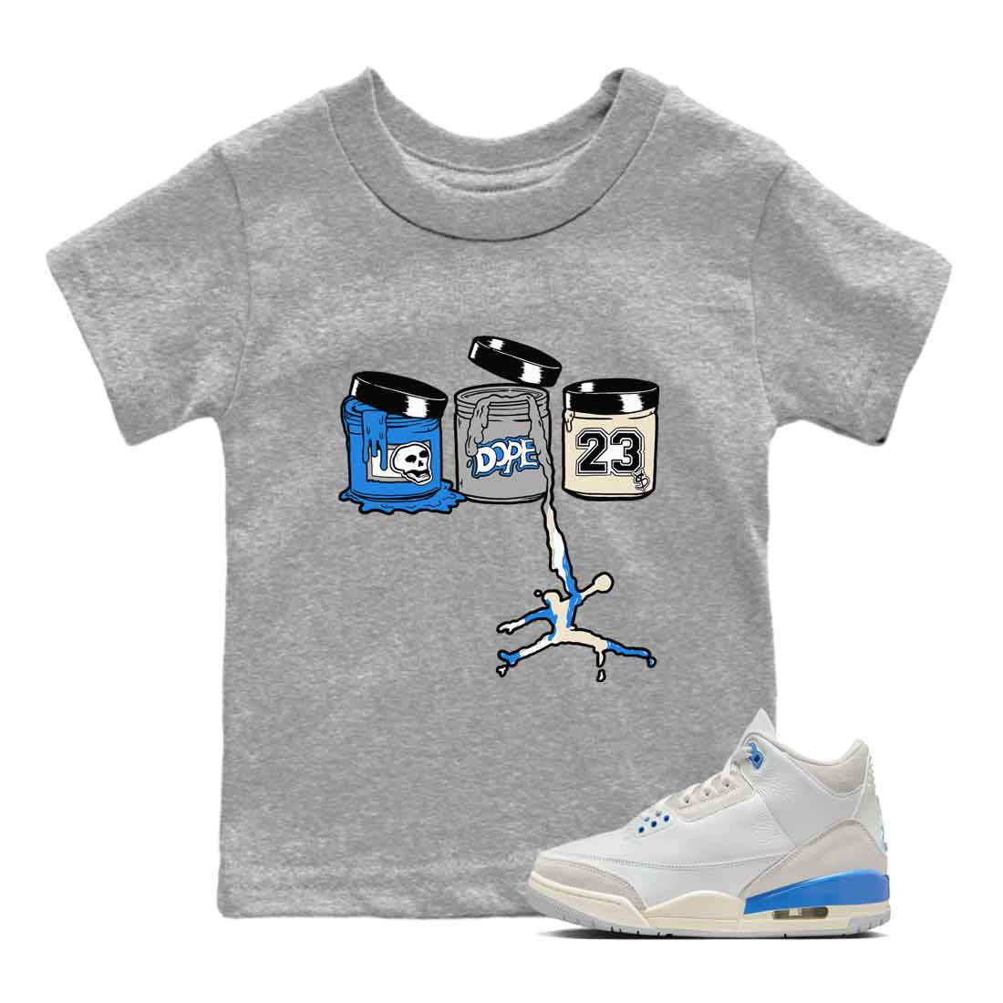 Jordan Paint snkmatch Tees Kids - Air Jordan 3 Lucky Shorts