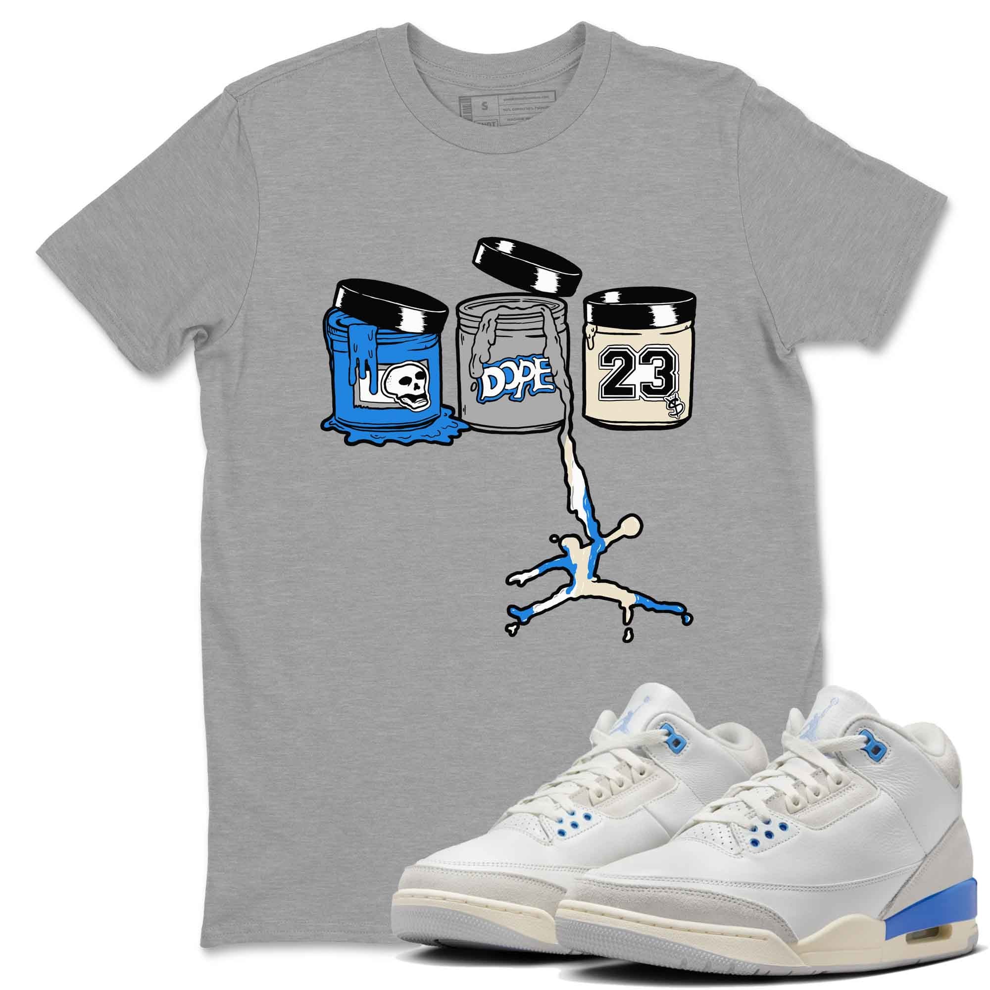 Jordan Paint snkmatch Tees - Air Jordan 3 Lucky Shorts