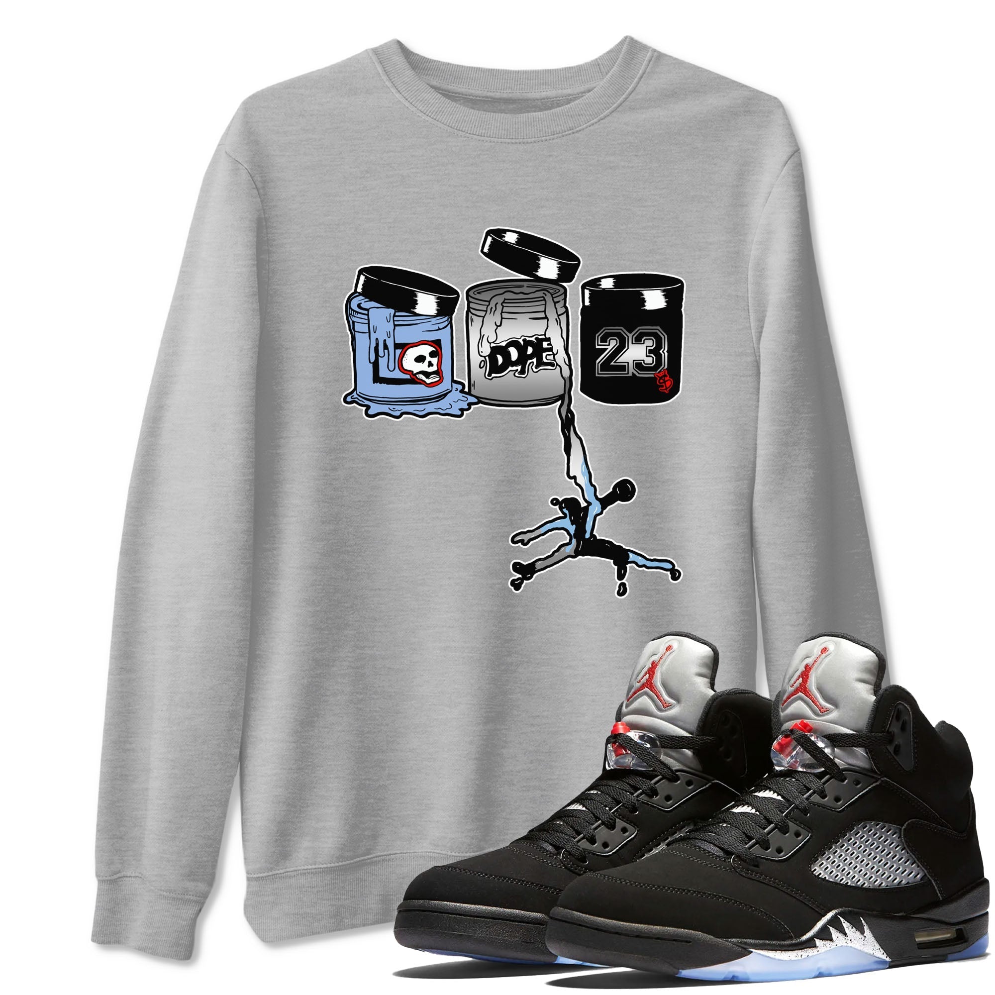Jordan Paint snkmatch Tees - Air Jordan 5 Reimagined