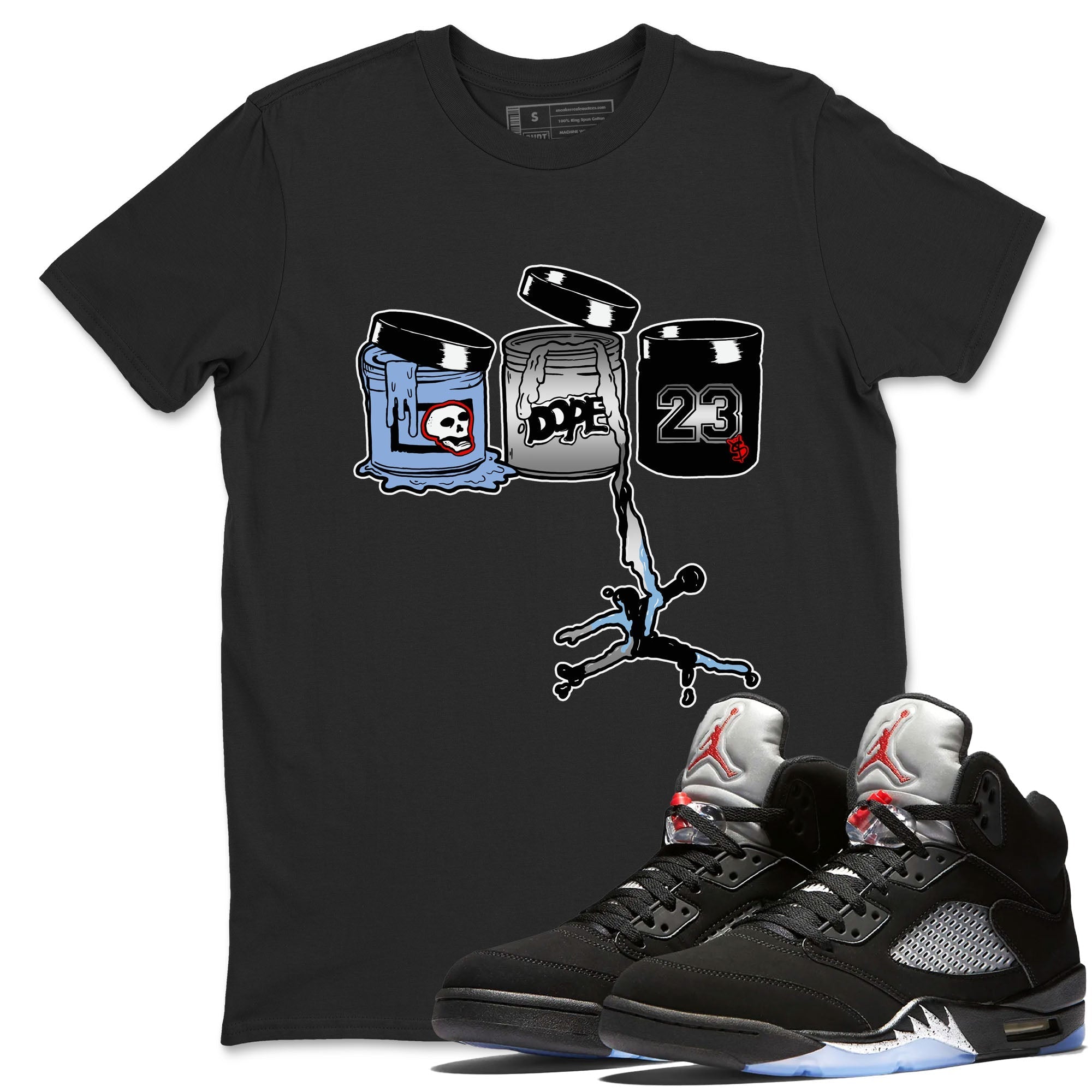 Jordan Paint snkmatch Tees - Air Jordan 5 Reimagined