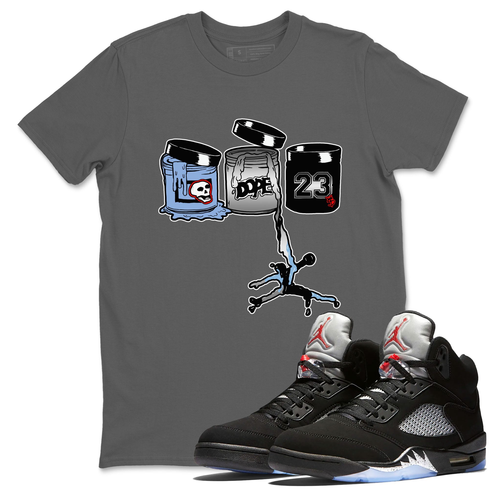 Jordan Paint snkmatch Tees - Air Jordan 5 Reimagined