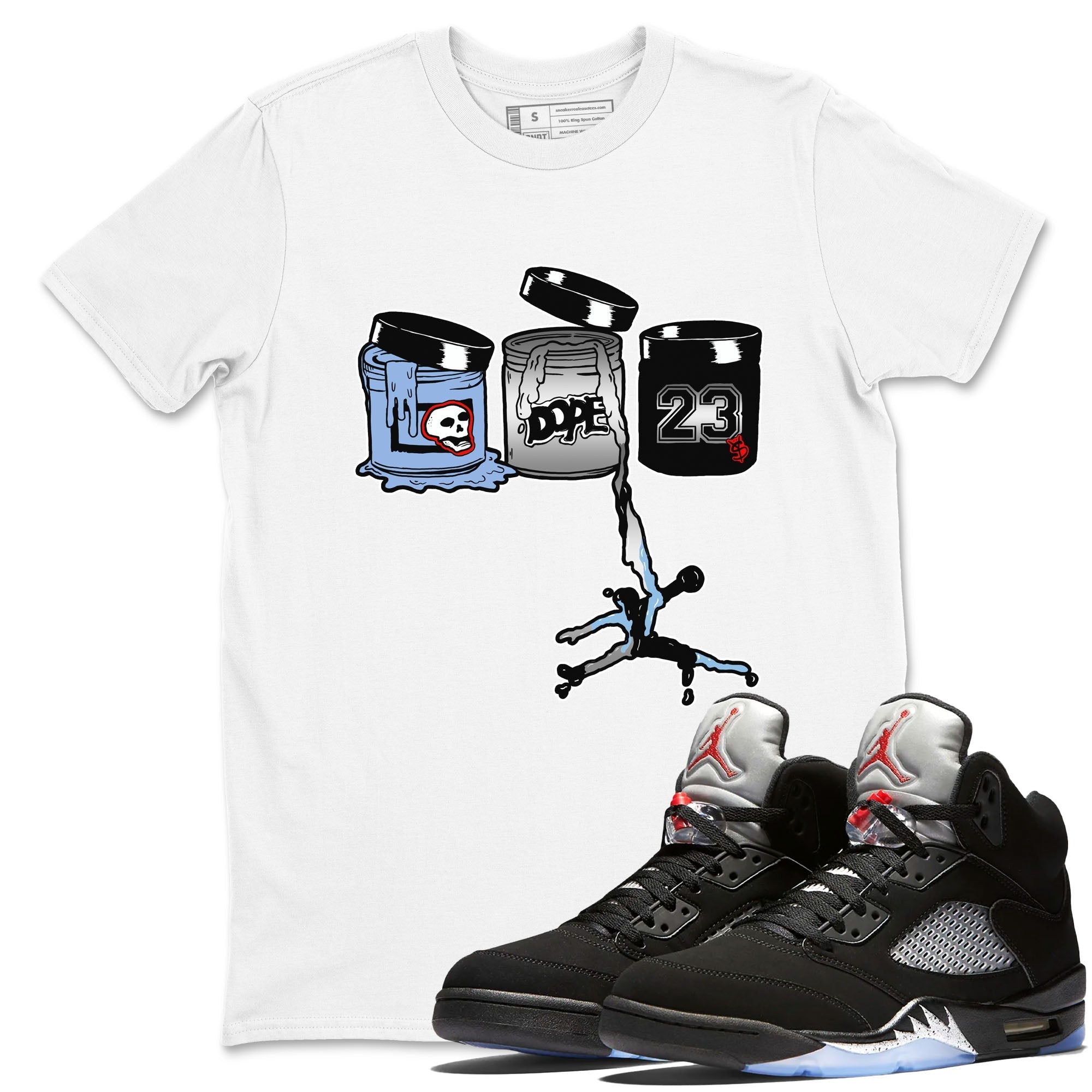 Jordan Paint snkmatch Tees - Air Jordan 5 Reimagined