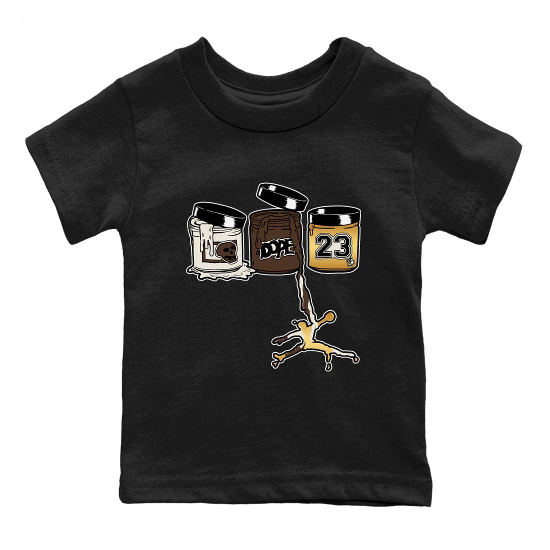 Jordan Paint snkmatch Tees Kids - Air Jordan 5 Golden Ticket