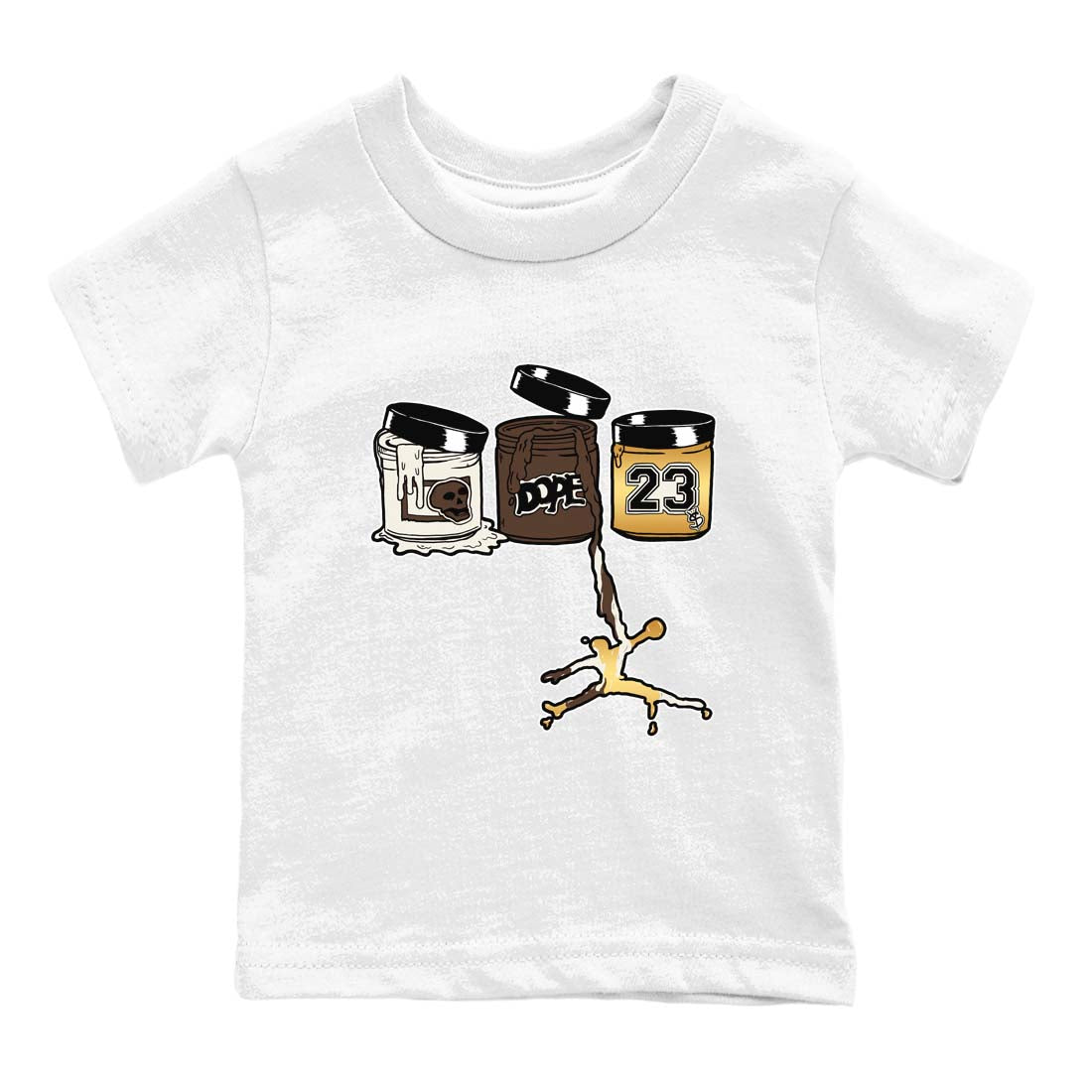 Jordan Paint snkmatch Tees Kids - Air Jordan 5 Golden Ticket