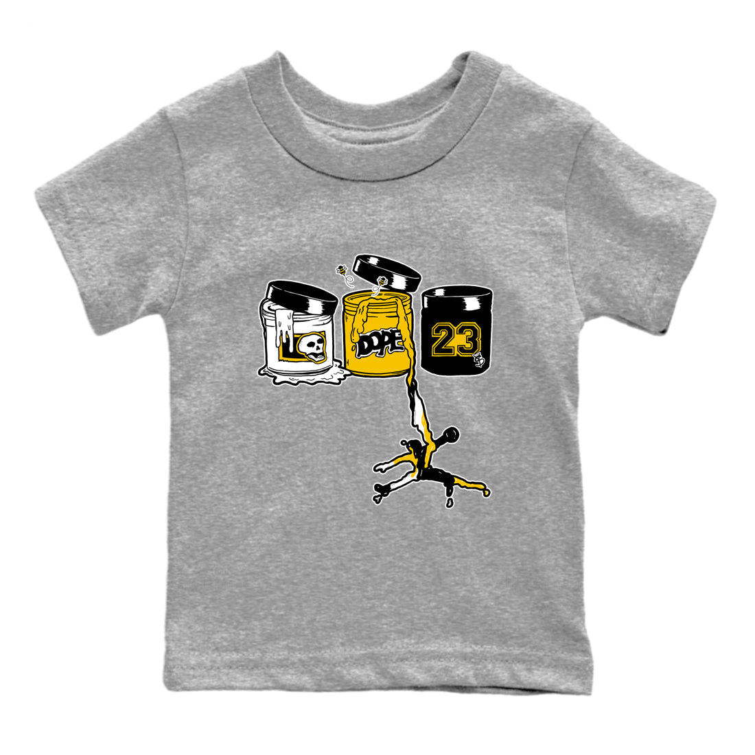 Jordan Paint snkmatch Tees Kids - Dunk High Pollen