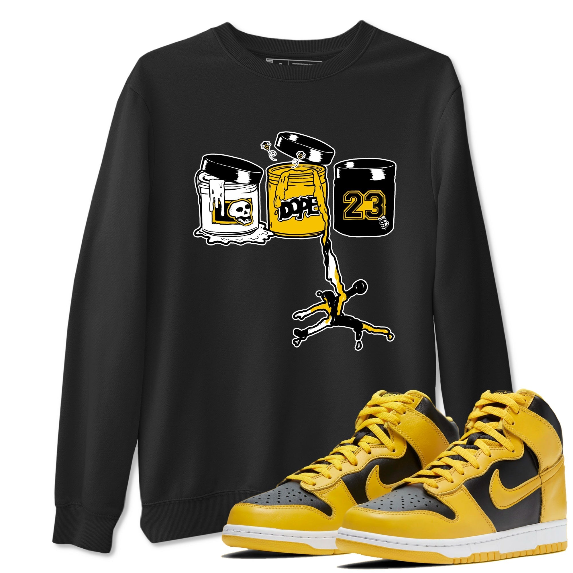 Jordan Paint snkmatch Tees - Dunk High Pollen